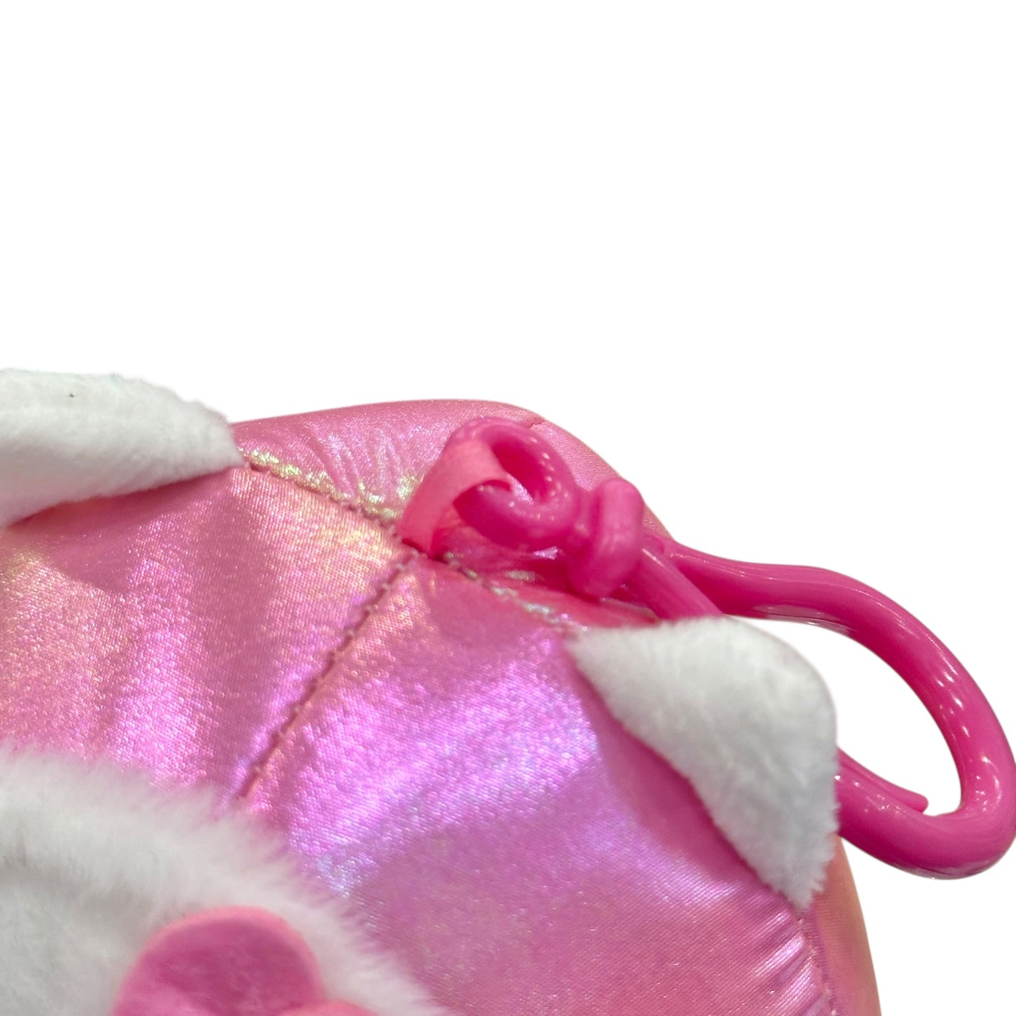 Hello Kitty "Shiny Hooded Puffer Jacket" Mascot Clip On Plush