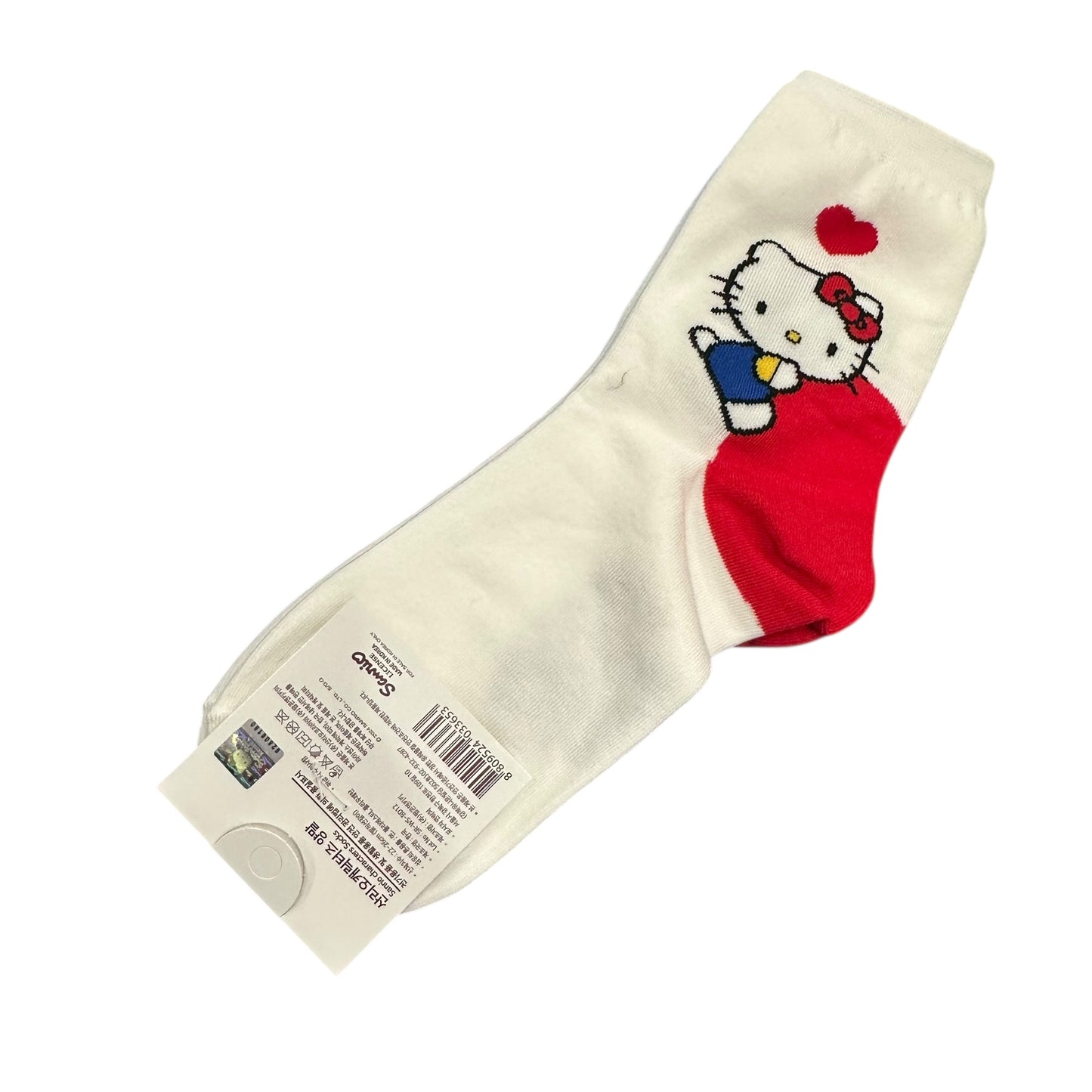 Hello Kitty "Big Heart" Socks