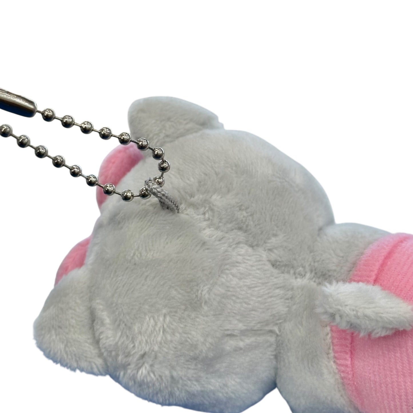 Nya Ni Nyu Nye Nyon "Laying" Grey Backpack Keychain
