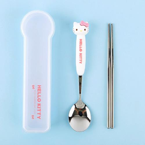 Hello Kitty Spoon & Chopstick Set