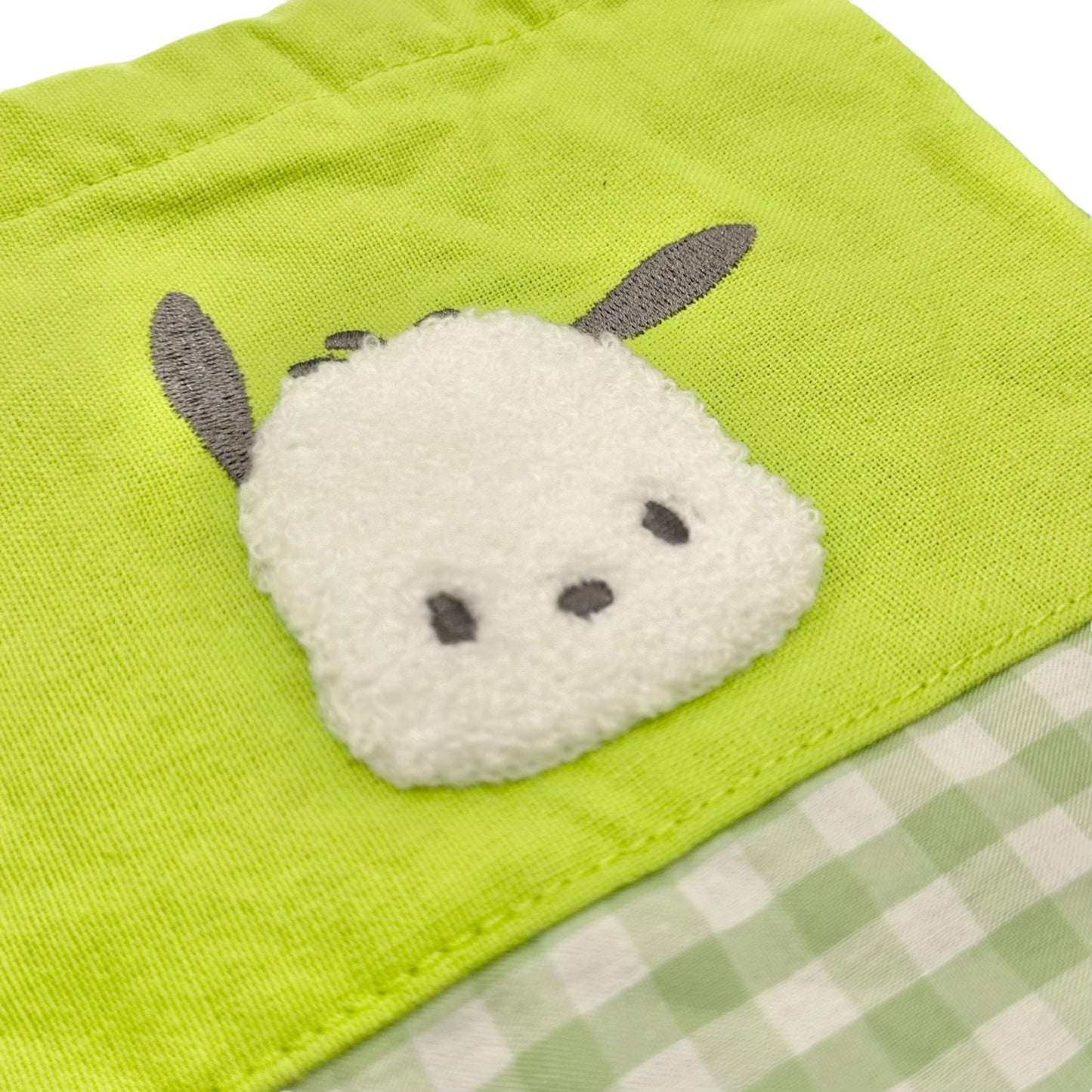 Pochacco "Chenille Gingham" Drawstring Bag