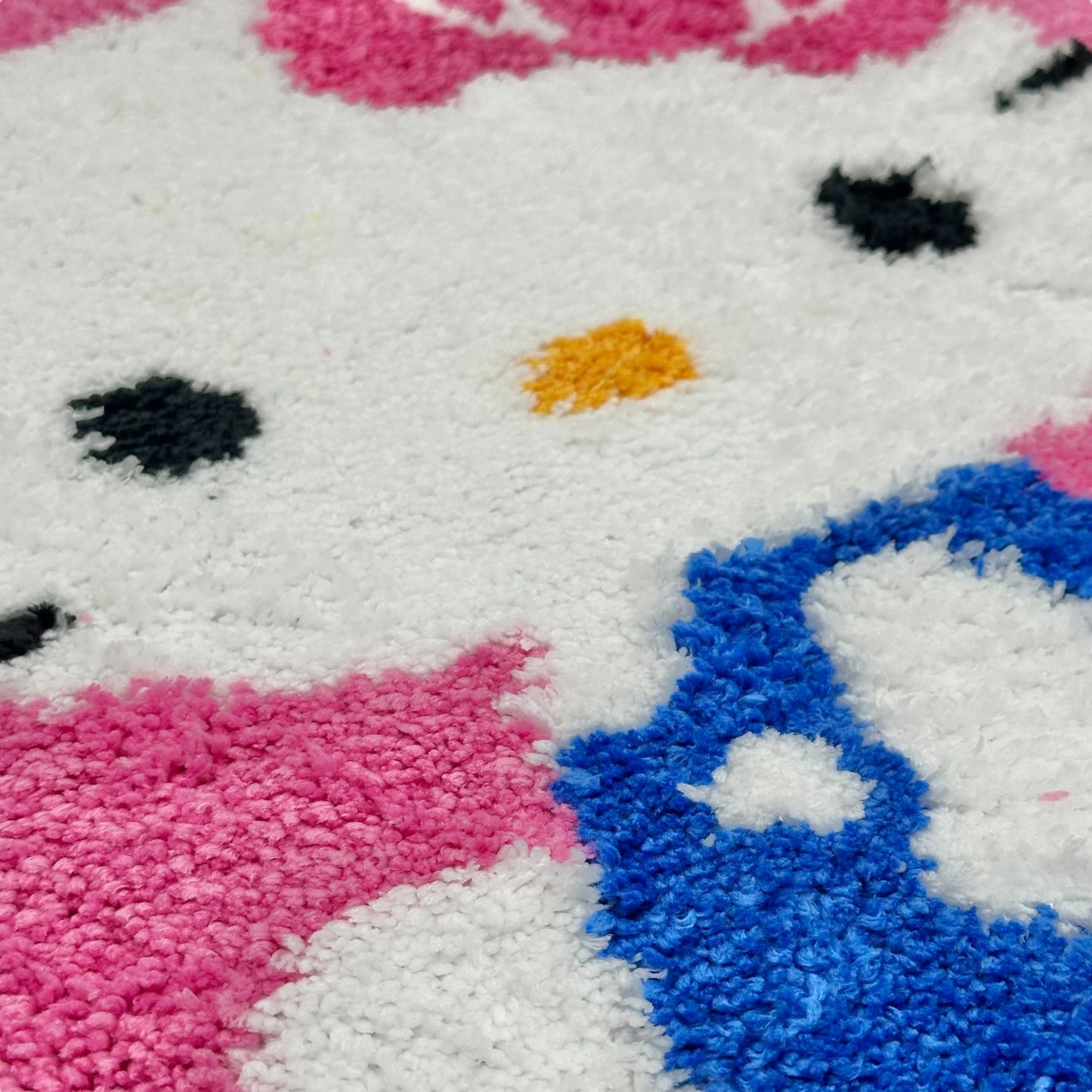 Hello Kitty "Gingham Interior" Die-Cut Rug