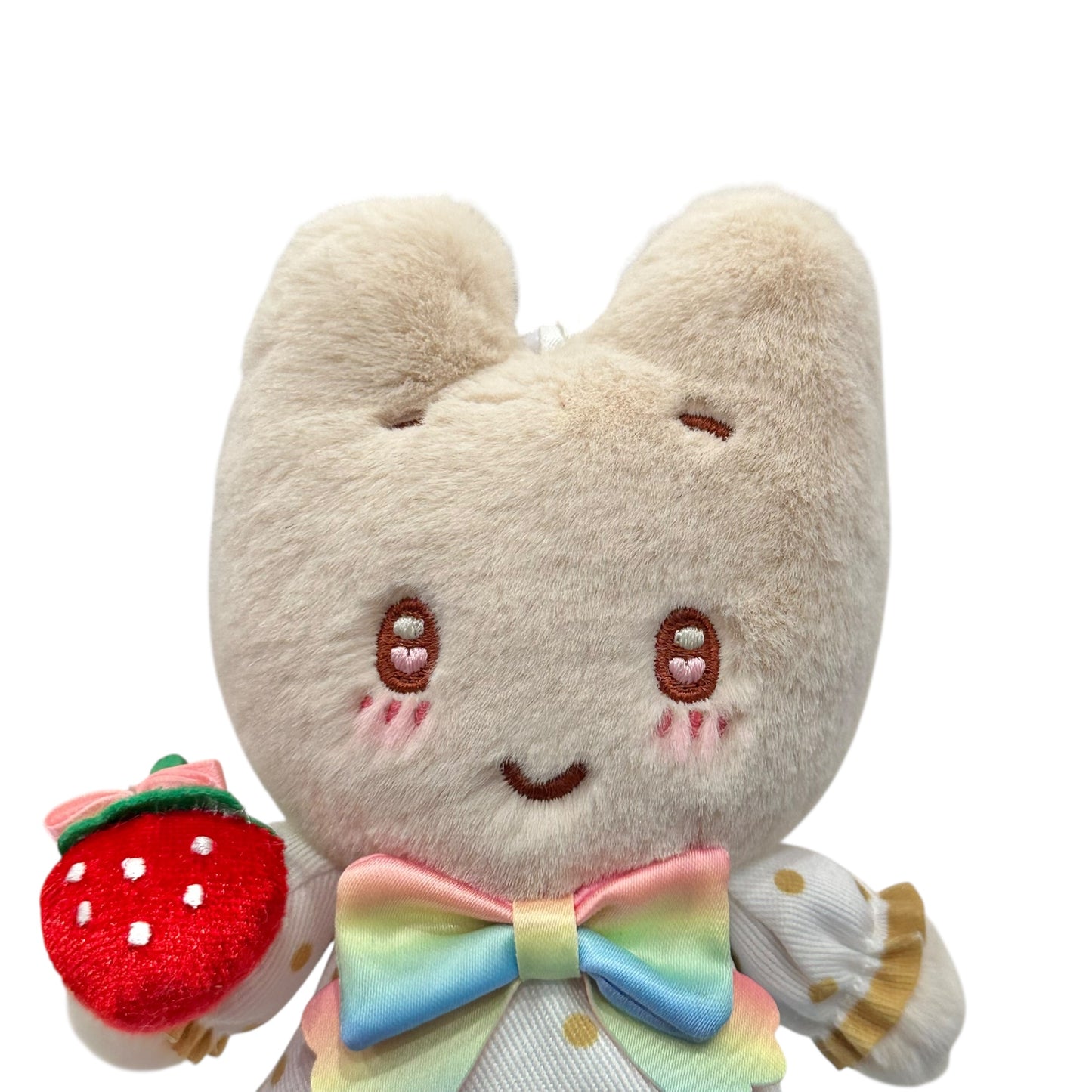 Marroncream "Strawberry Rainbow" Mascot Clip On
