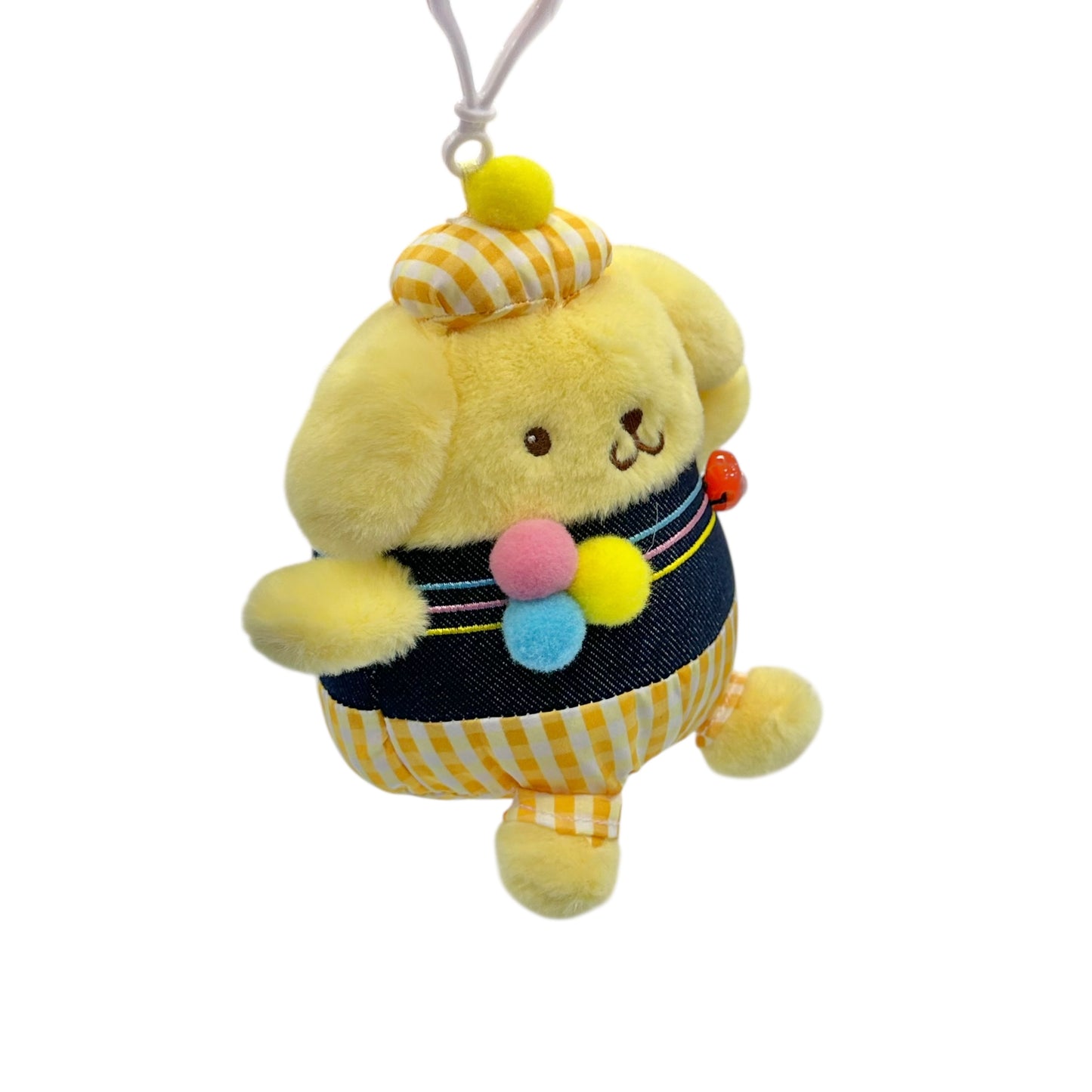 Pompompurin "Gingham Denim" Mascot Clip On
