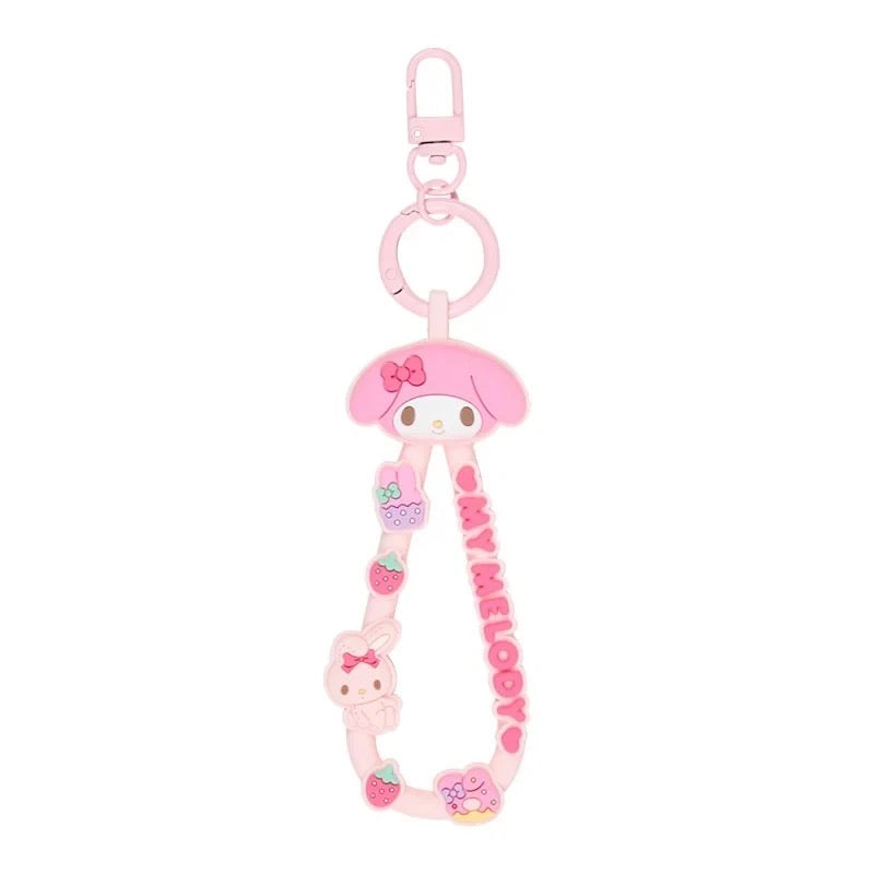 My Melody Keyring w/ Rubber Strap