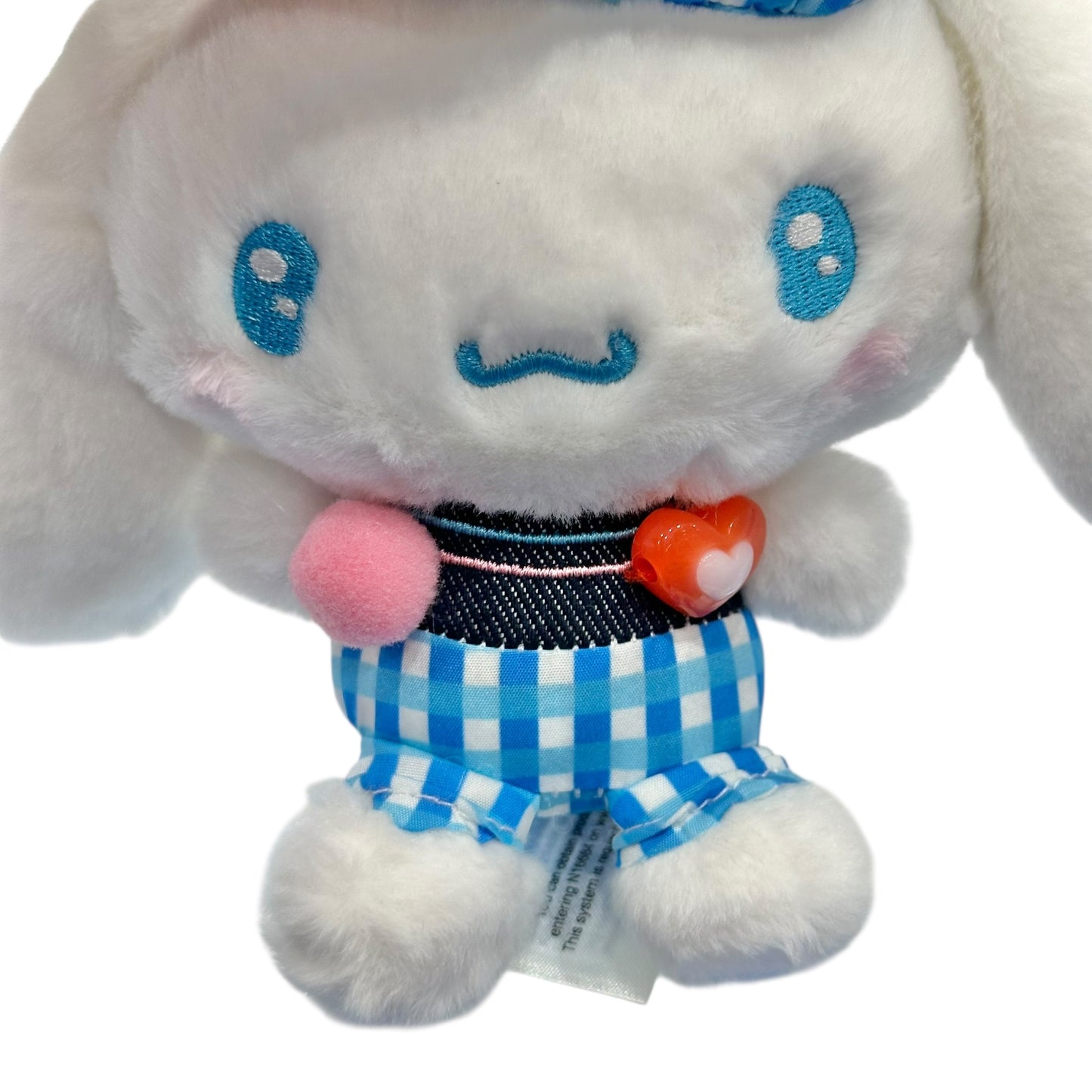 Cinnamoroll "Gingham Denim" Mascot Clip On