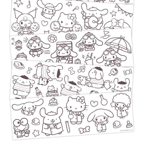 Sanrio Characters Roll Coloring Sticker (V1)