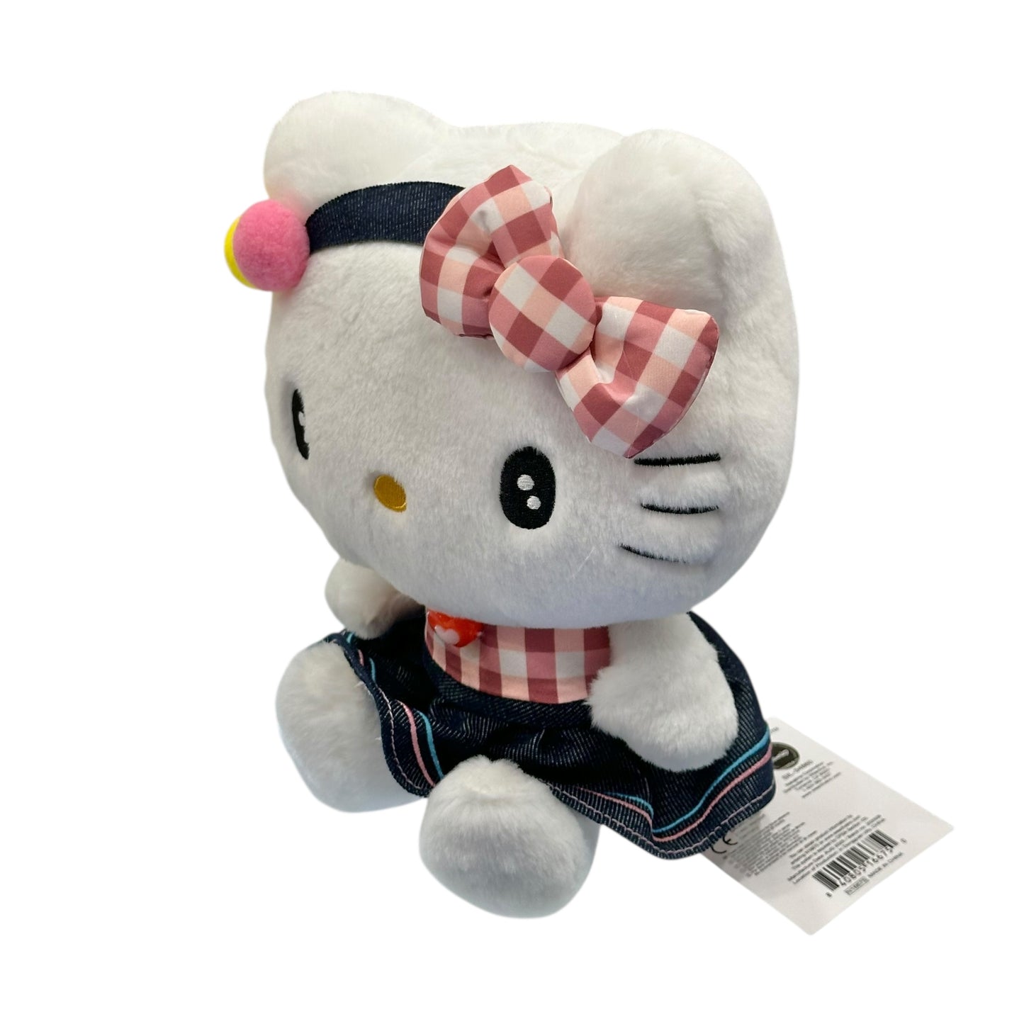 Hello Kitty "Gingham Denim" 8in Plush