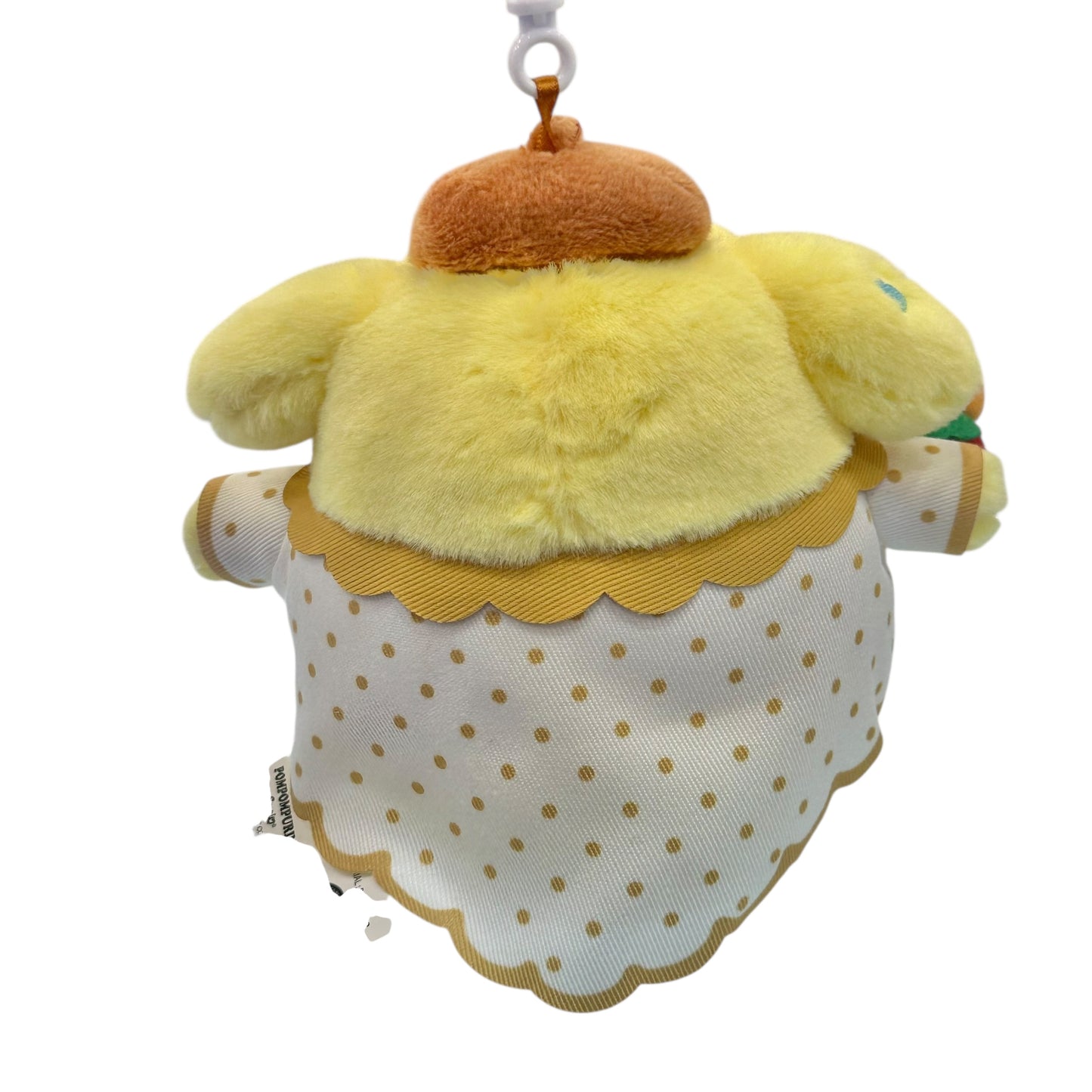 Pompompurin "Strawberry Rainbow" Mascot Clip On