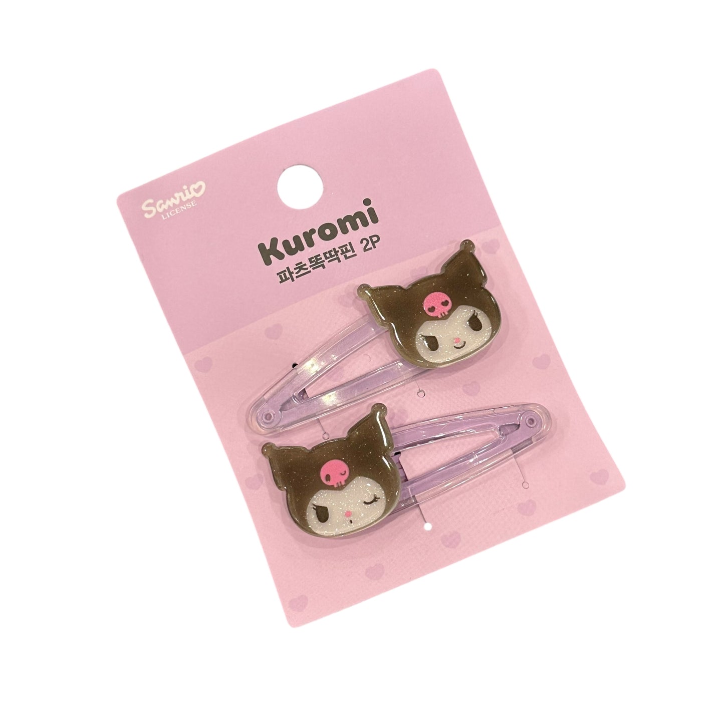 Kuromi Snap Hair Clips w/ Decorative Part