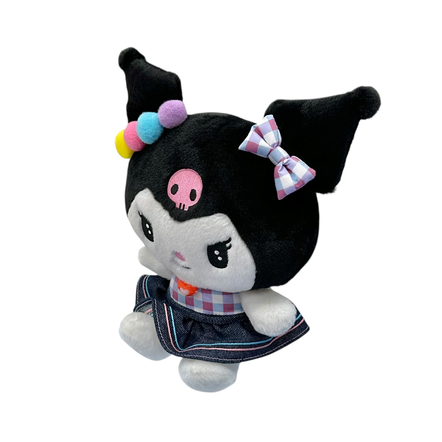 Kuromi "Gingham Denim" 8in Plush