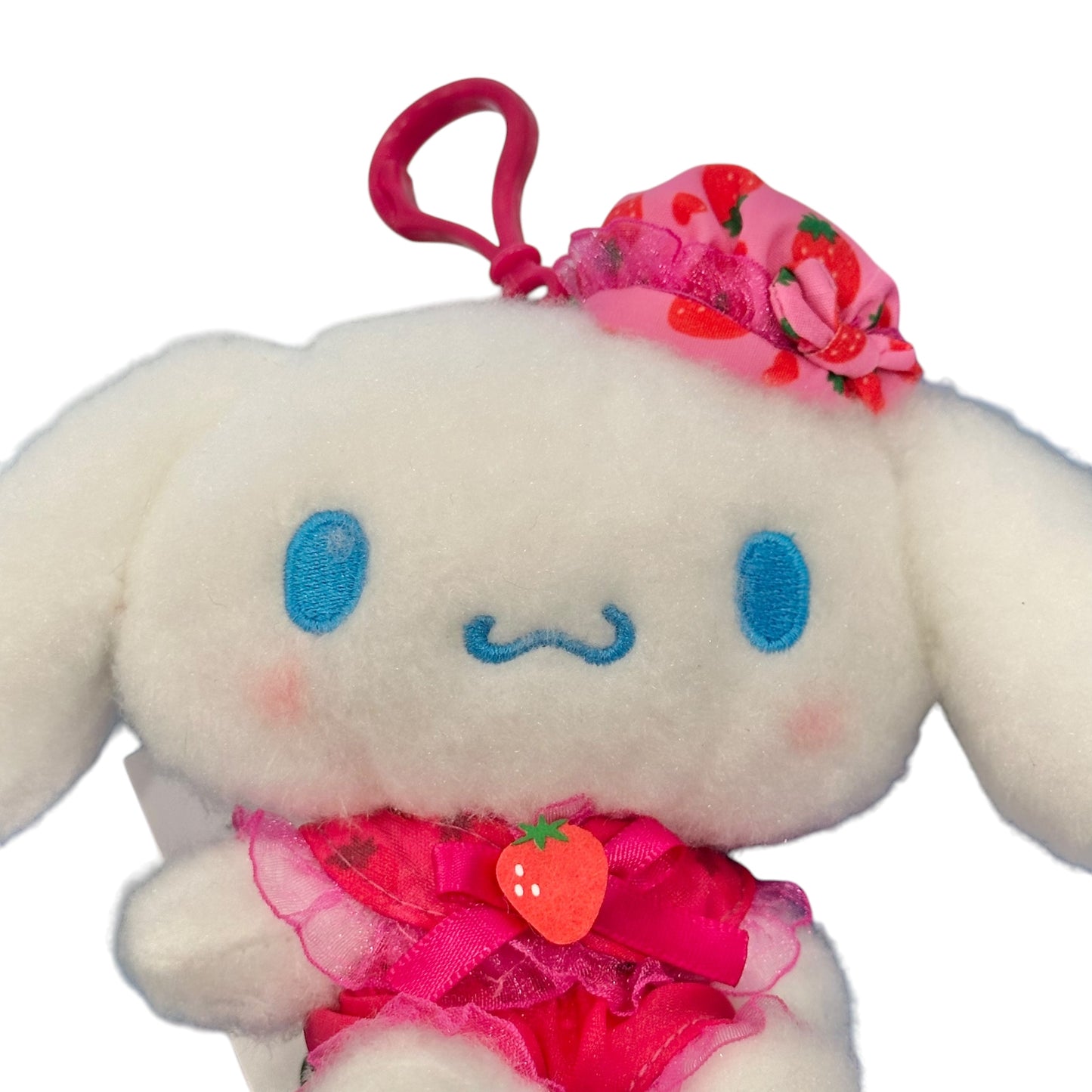 Cinnamoroll "Strawberry Dress" Mascot w/ Ball Chain
