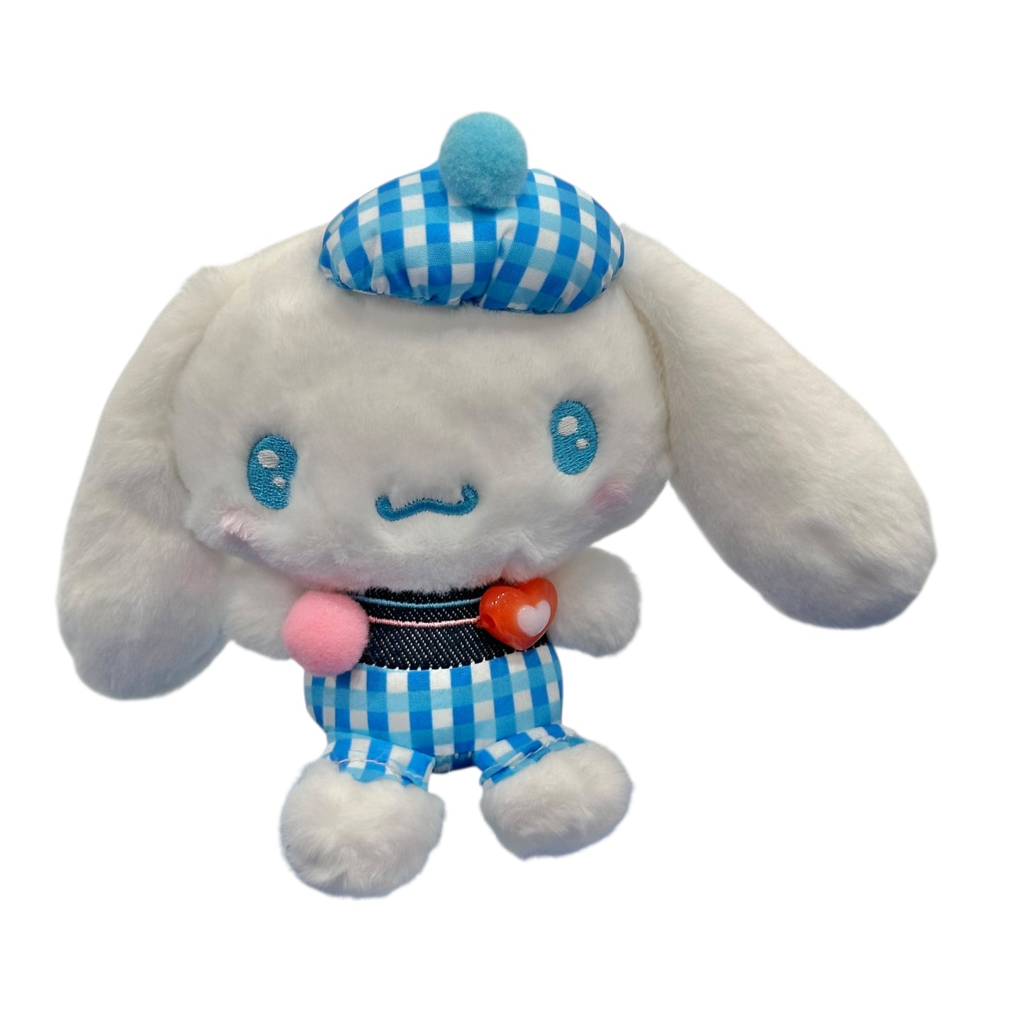 Cinnamoroll "Gingham Denim" Mascot Clip On