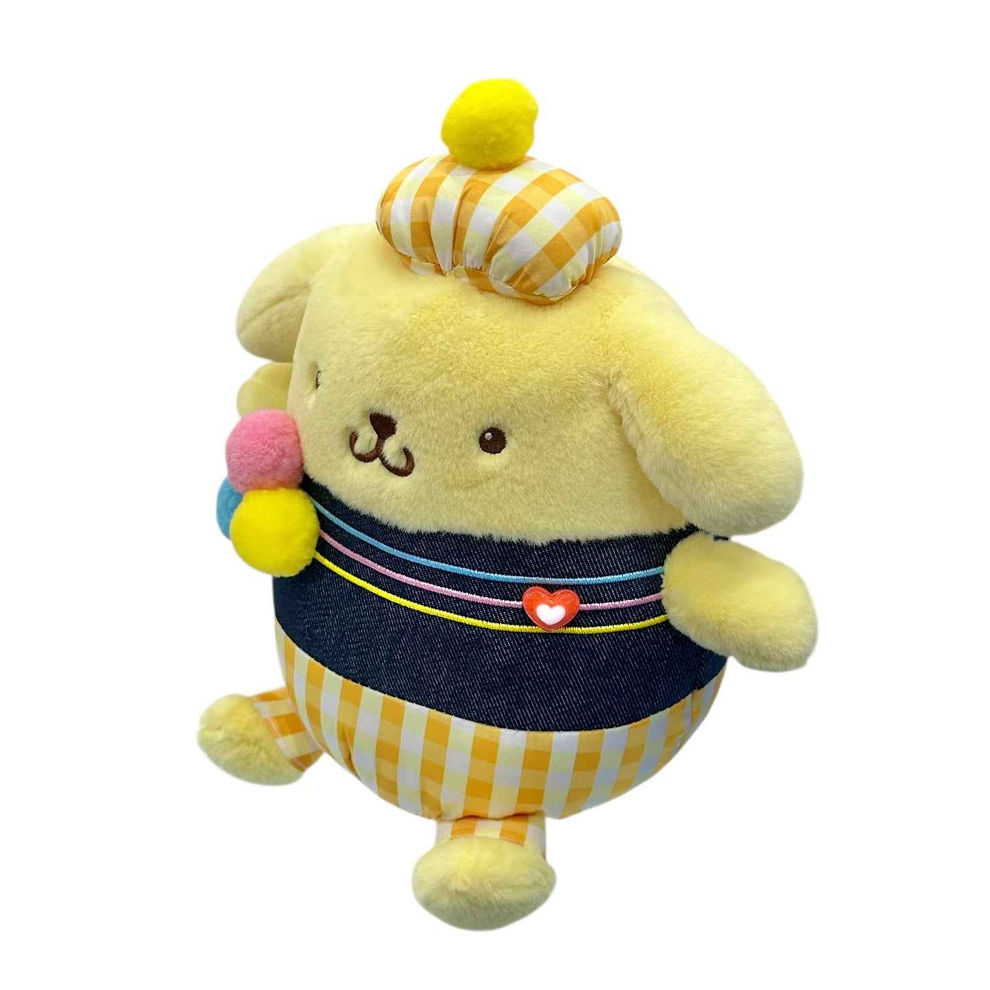 Pompompurin "Gingham Denim" 8in Plush