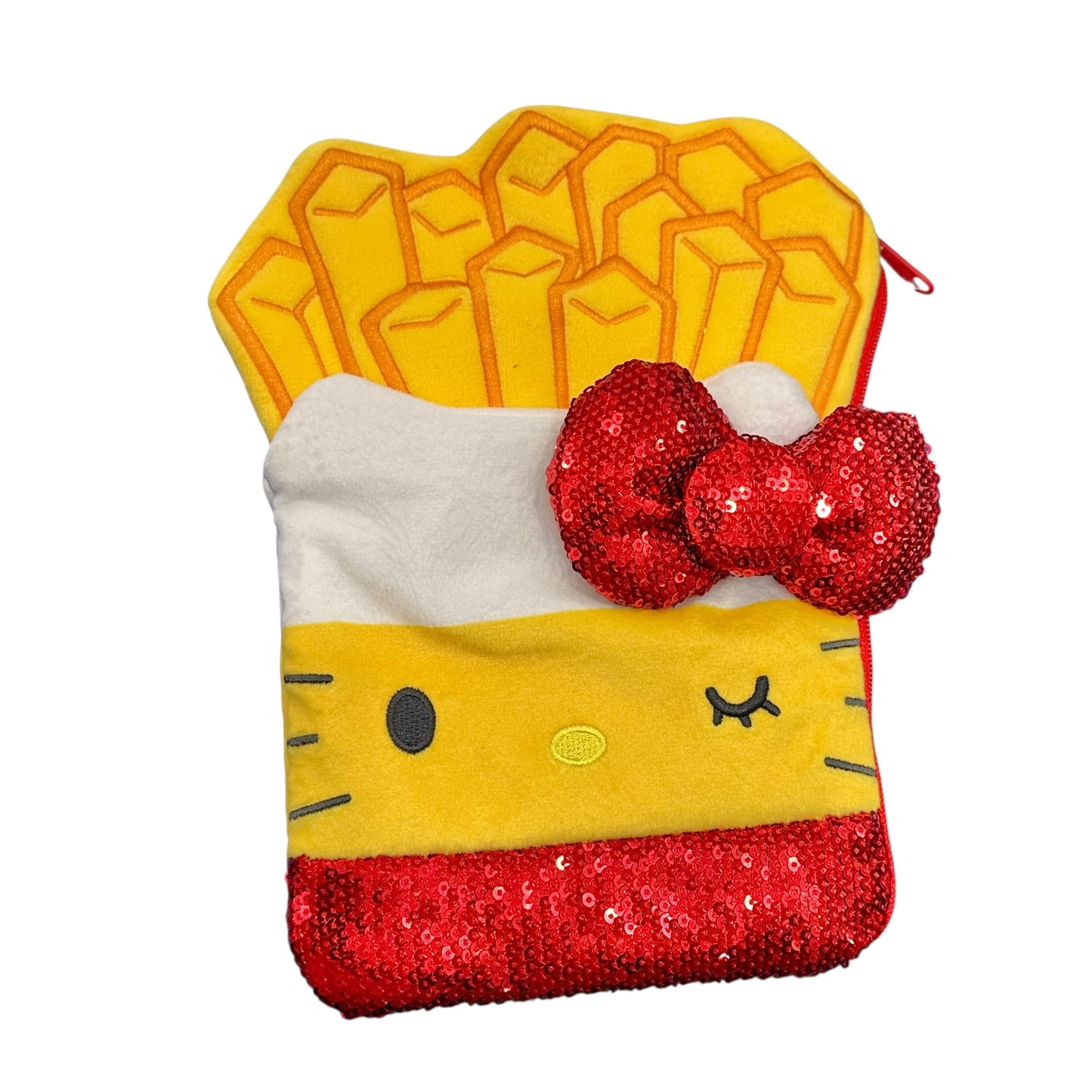 Hello Kitty "French Fries Burger Shop" Mascot Pocket