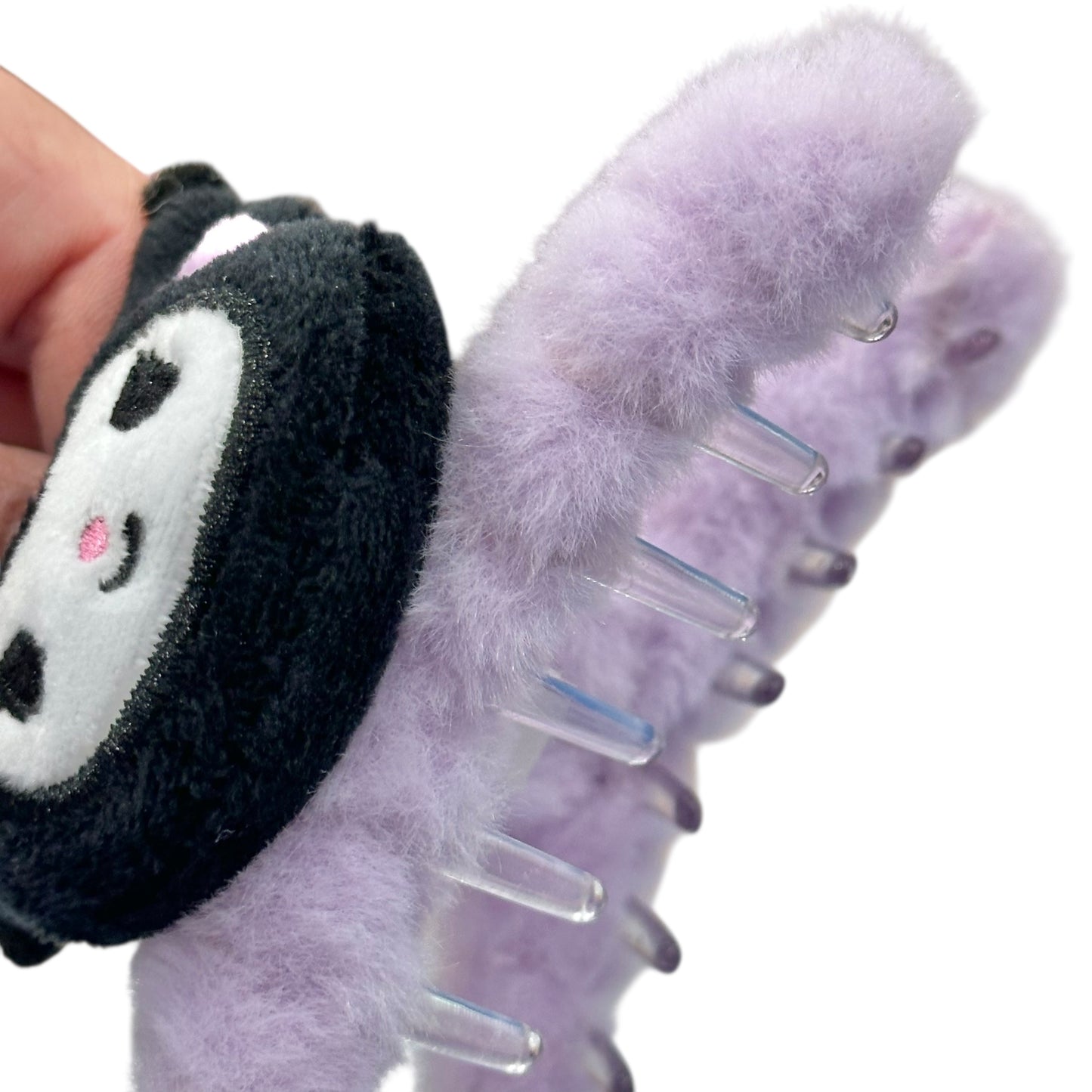 Kuromi Plush Hair Clip