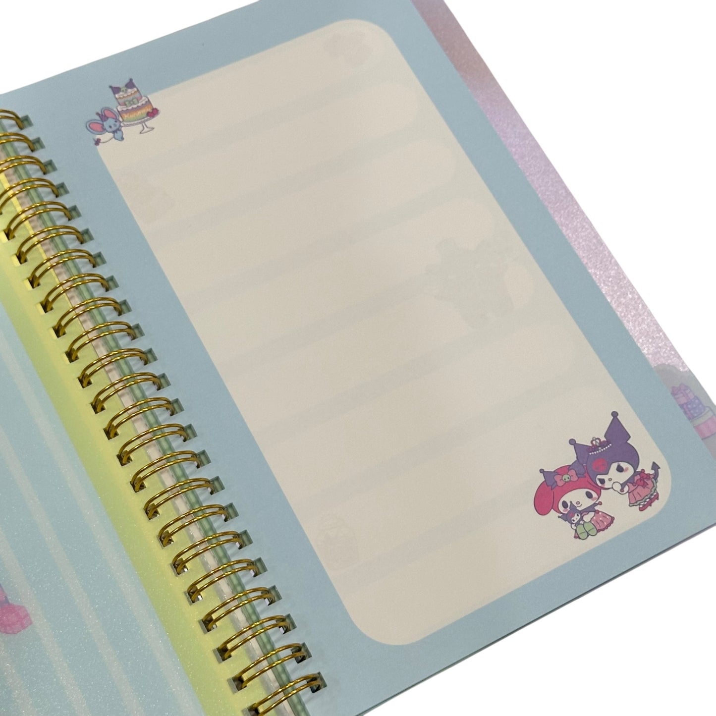 Kuromi Bling Bling 4-Tab Index Notebook