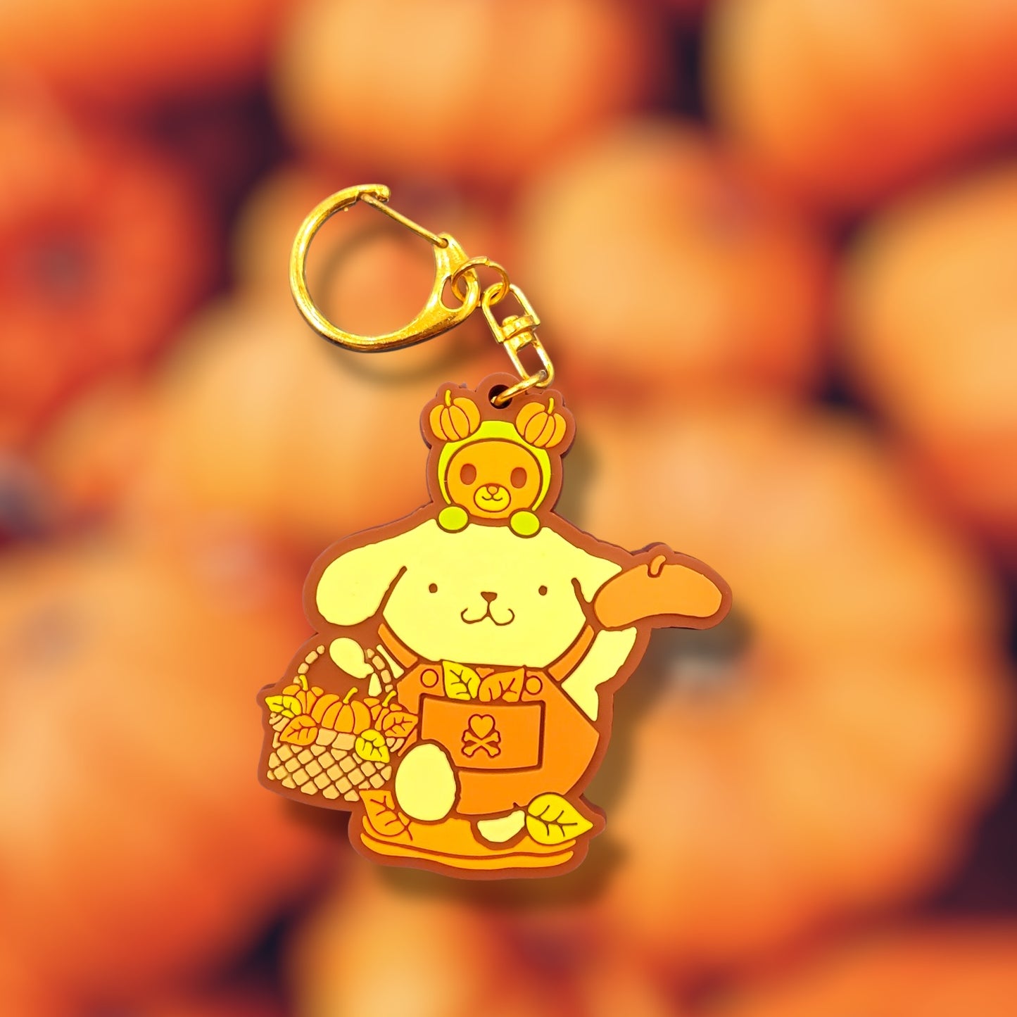 tokidoki x Hello Kitty & Friends "Pumpkin Spice" Blind Box Rubber Keychain