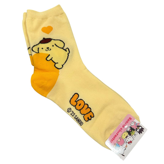 Pompompurin "Big Heart" Socks