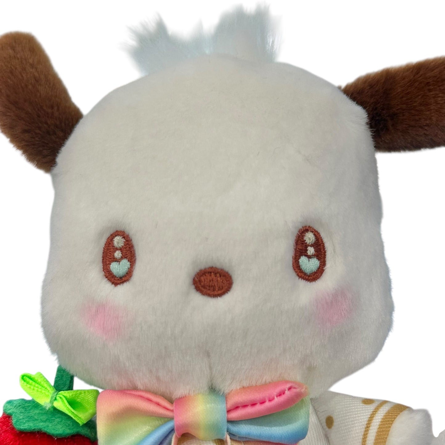 Pochacco "Strawberry Rainbow" Mascot Clip On
