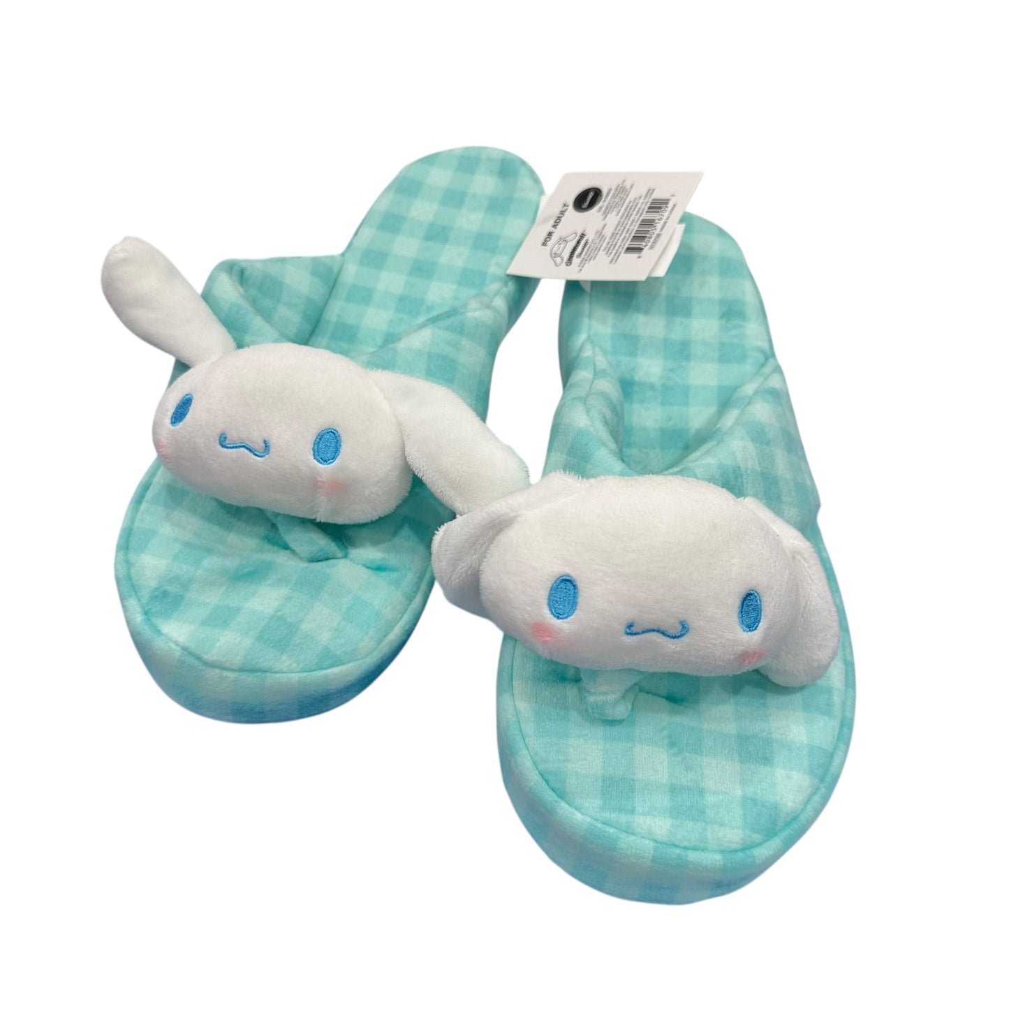 Cinnamoroll "Gingham Interior" Bath Slippers