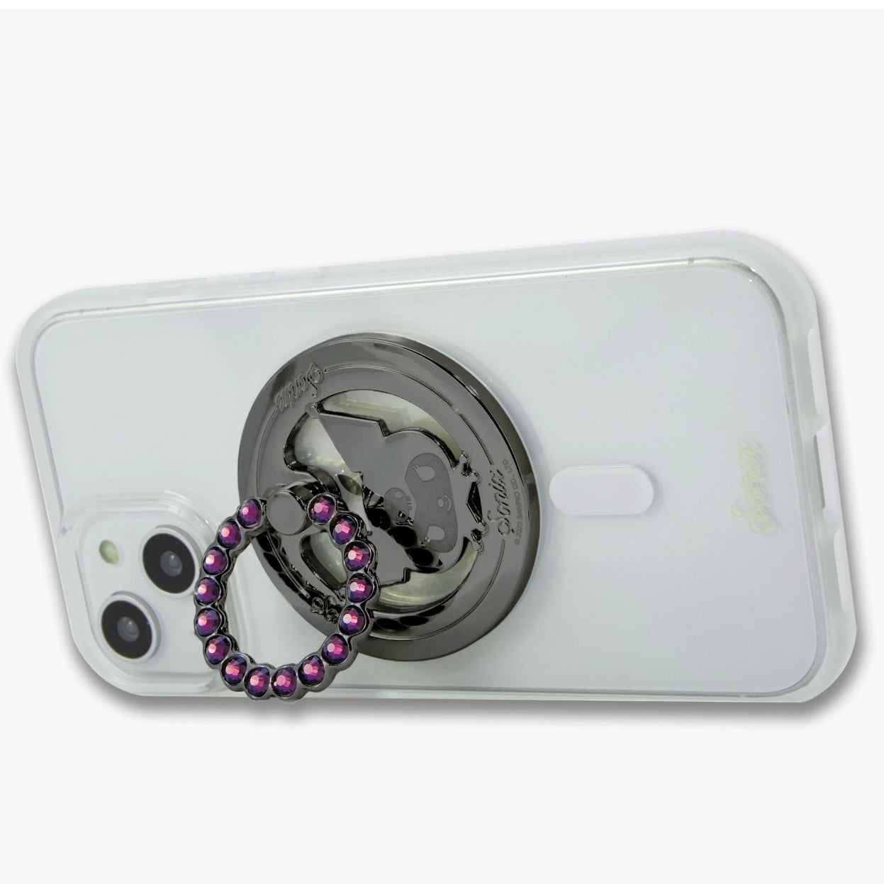 Sonix x Kuromi Magnetic Rhinestone Phone Ring
