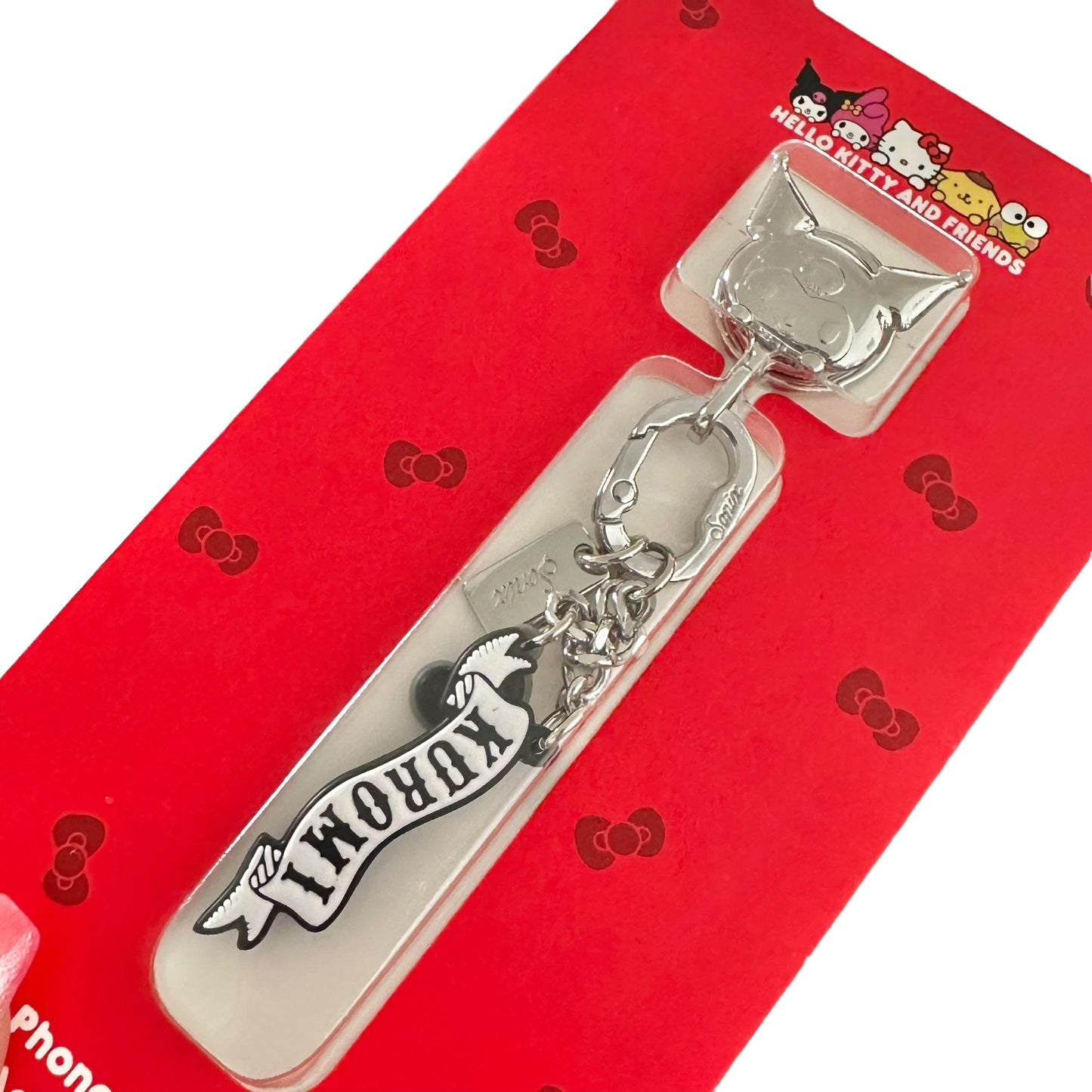 Kuromi Phone Charm w/ Adhesive Hook Set