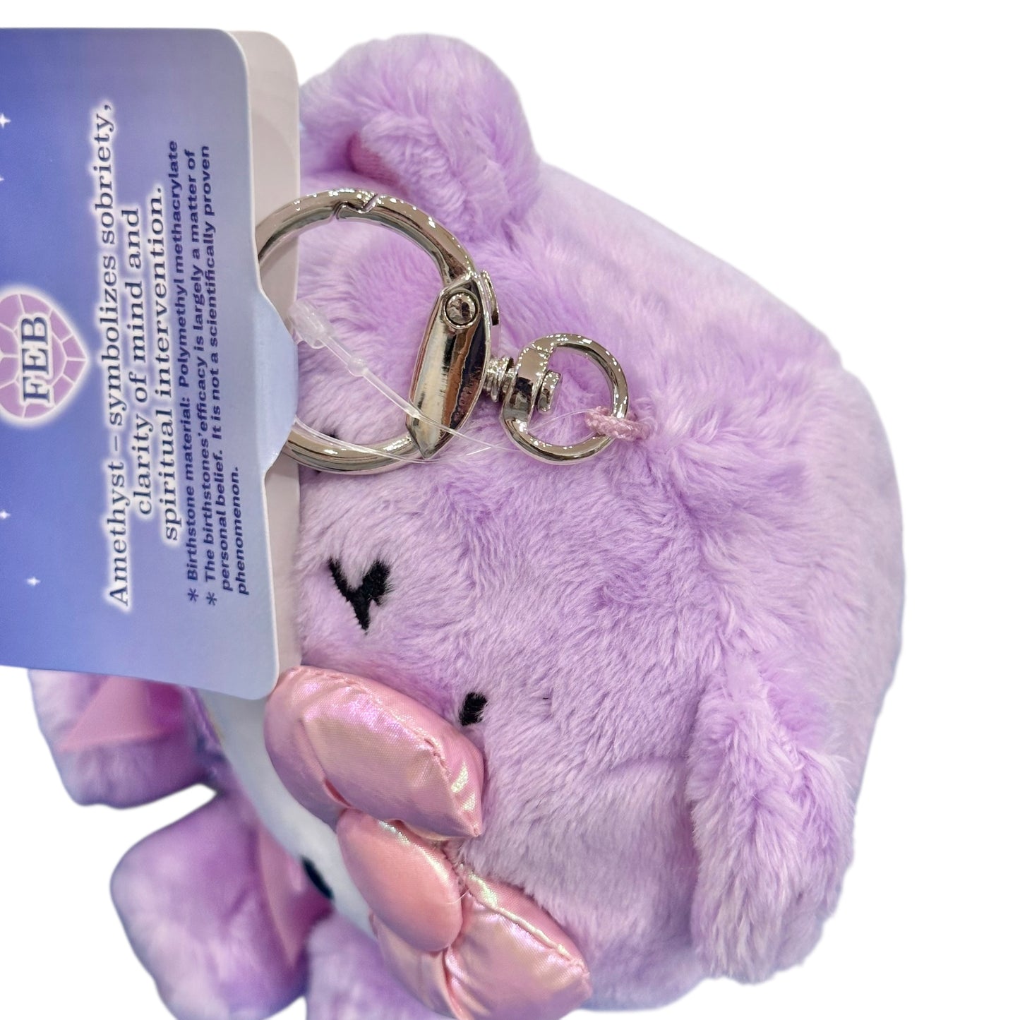 Hello Kitty "Feb Birthstone" Mascot Metal Clip-On