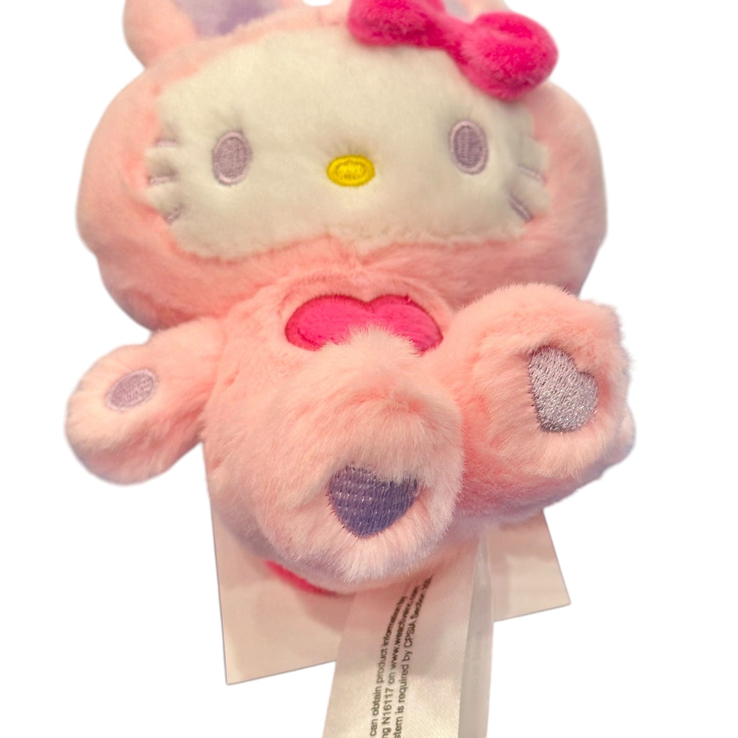 Hello Kitty "Pink Colorful Bunny" Mascot Key Clip