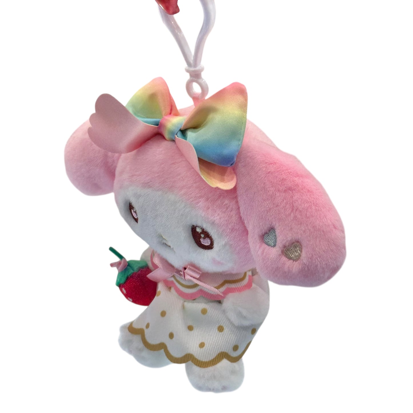 My Melody "Strawberry Rainbow" Mascot Clip On