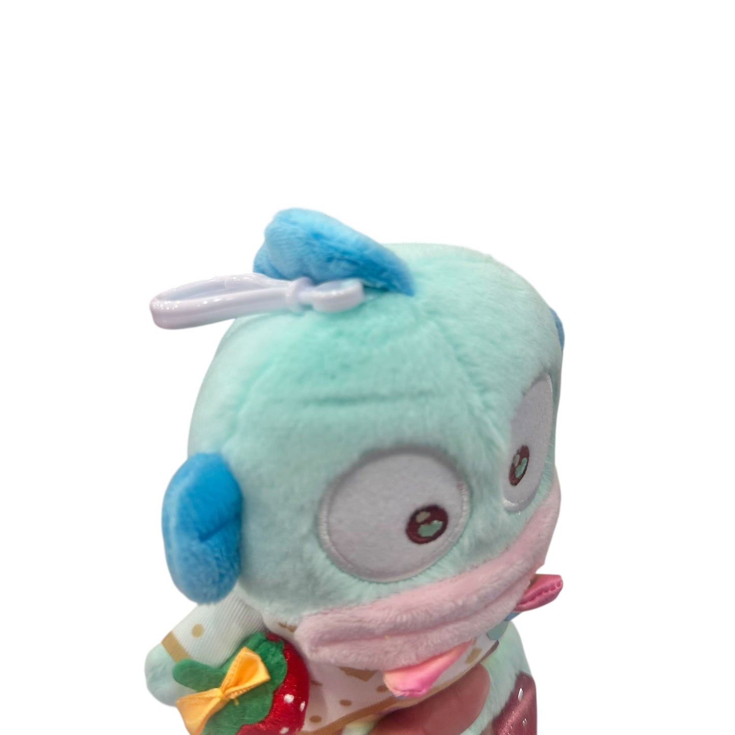 Hangyodon "Strawberry Rainbow" Mascot Clip On