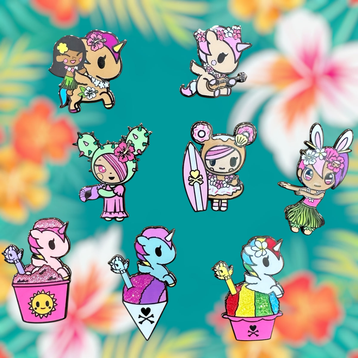 tokidoki "Ohana" Blind Box Enamel Pins