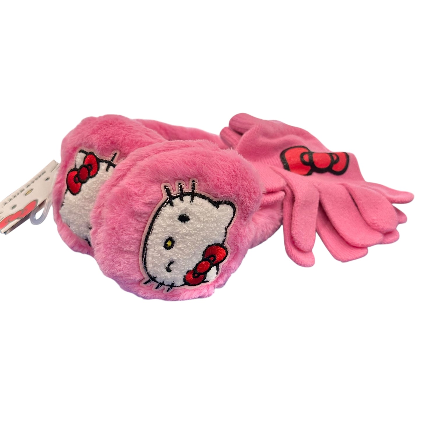 Hello Kitty "Pink" Earmuff & Gloves Set