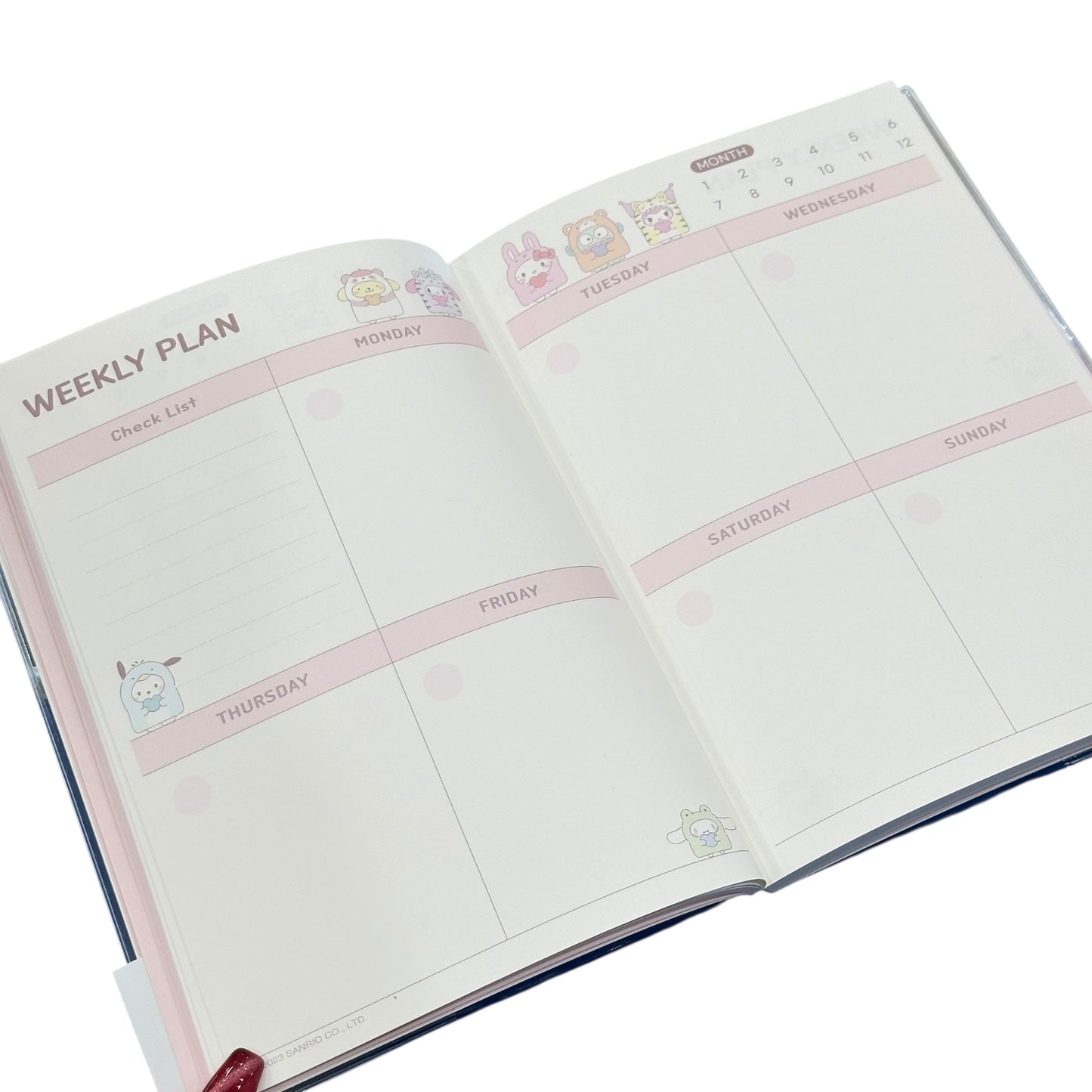 Sanrio Characters PVC Cover Planner
