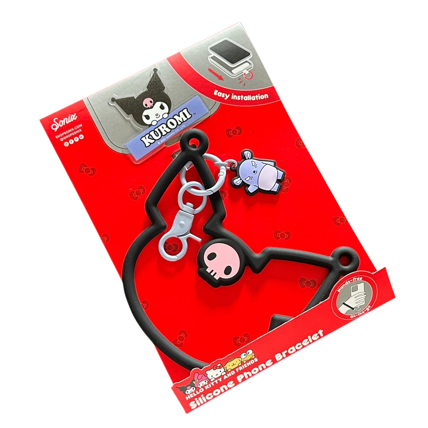 Kuromi Silicone Phone Bracelet
