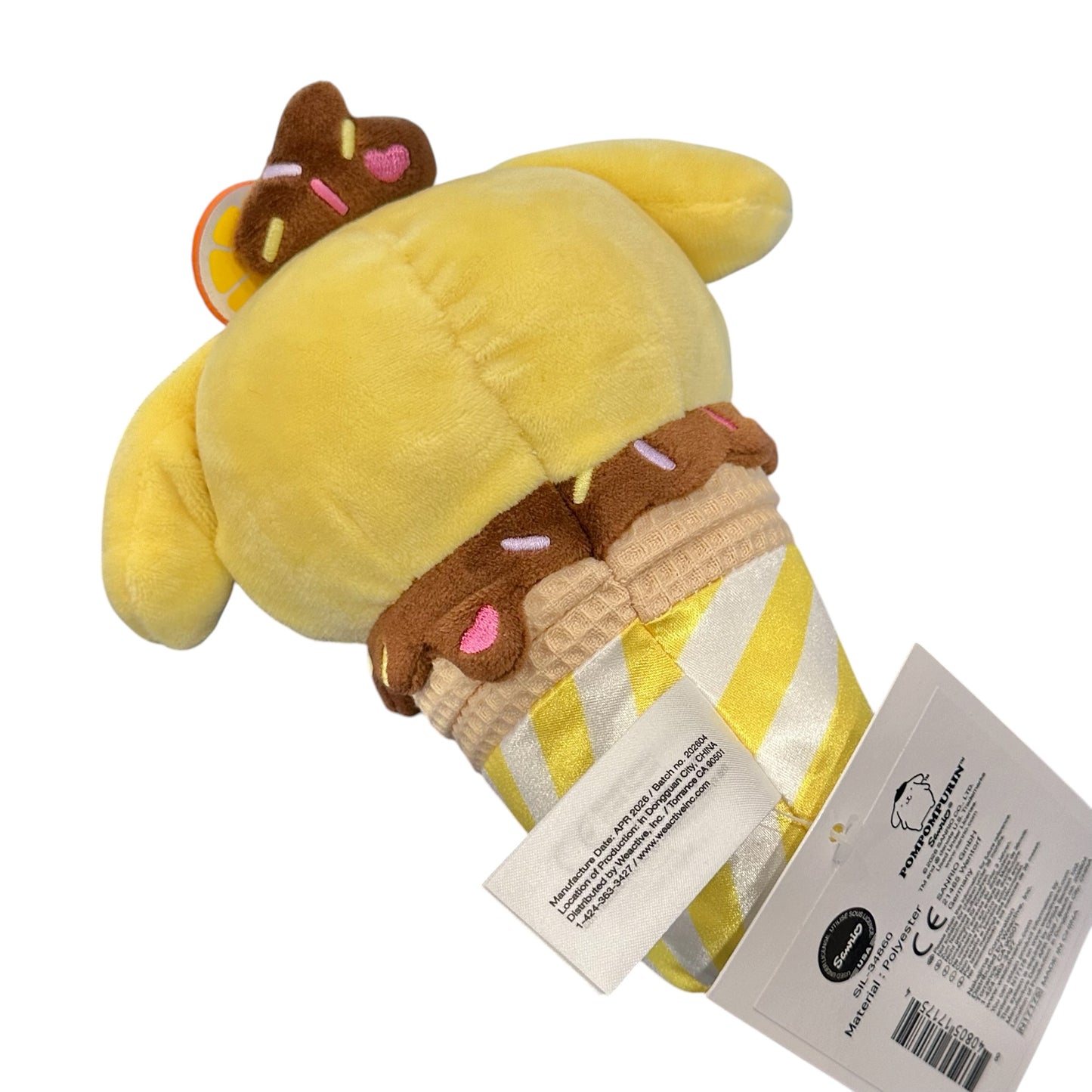 Pompompurin "Ice Cream" Bean Doll