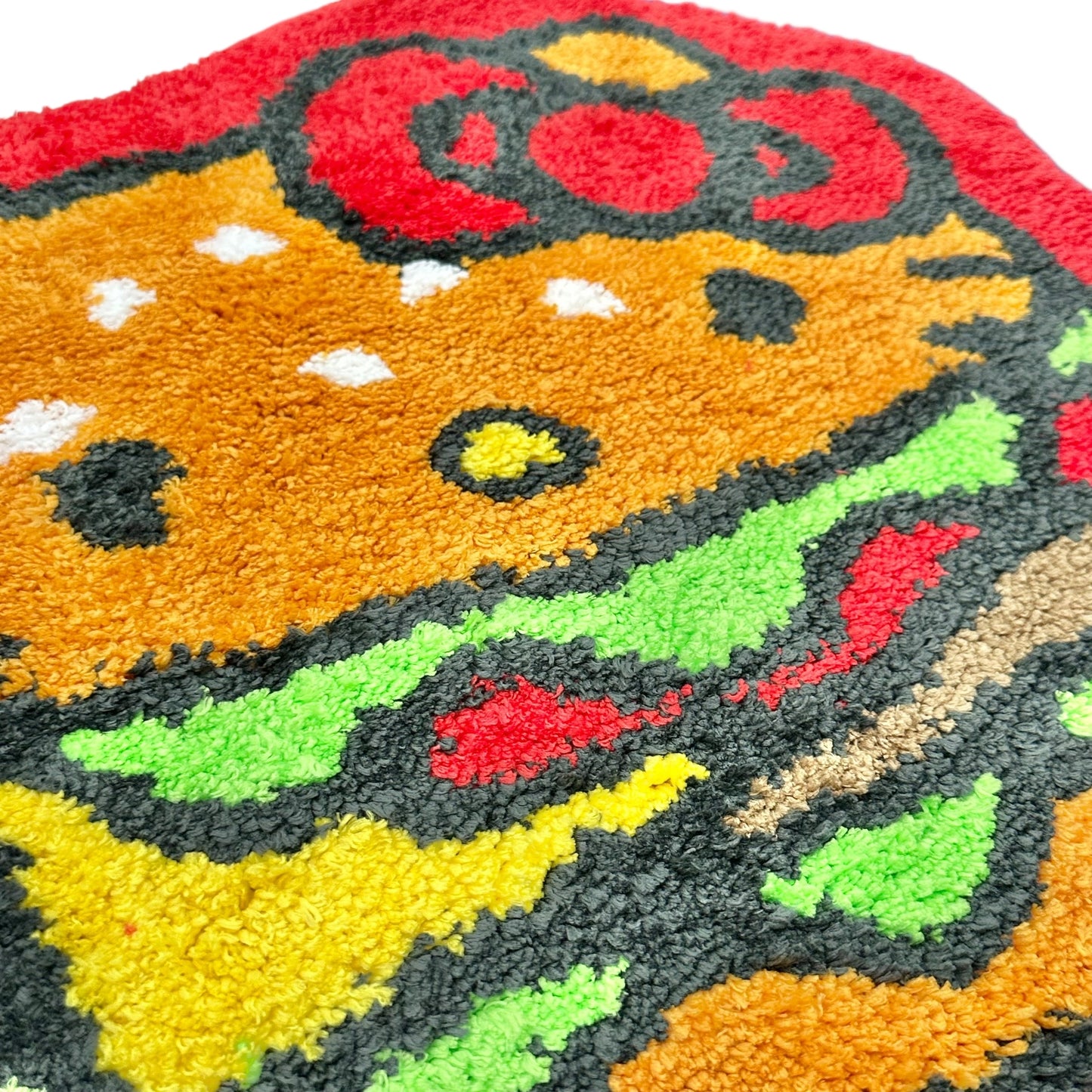 Hello Kitty "Burger Shop" Die-Cut Rug