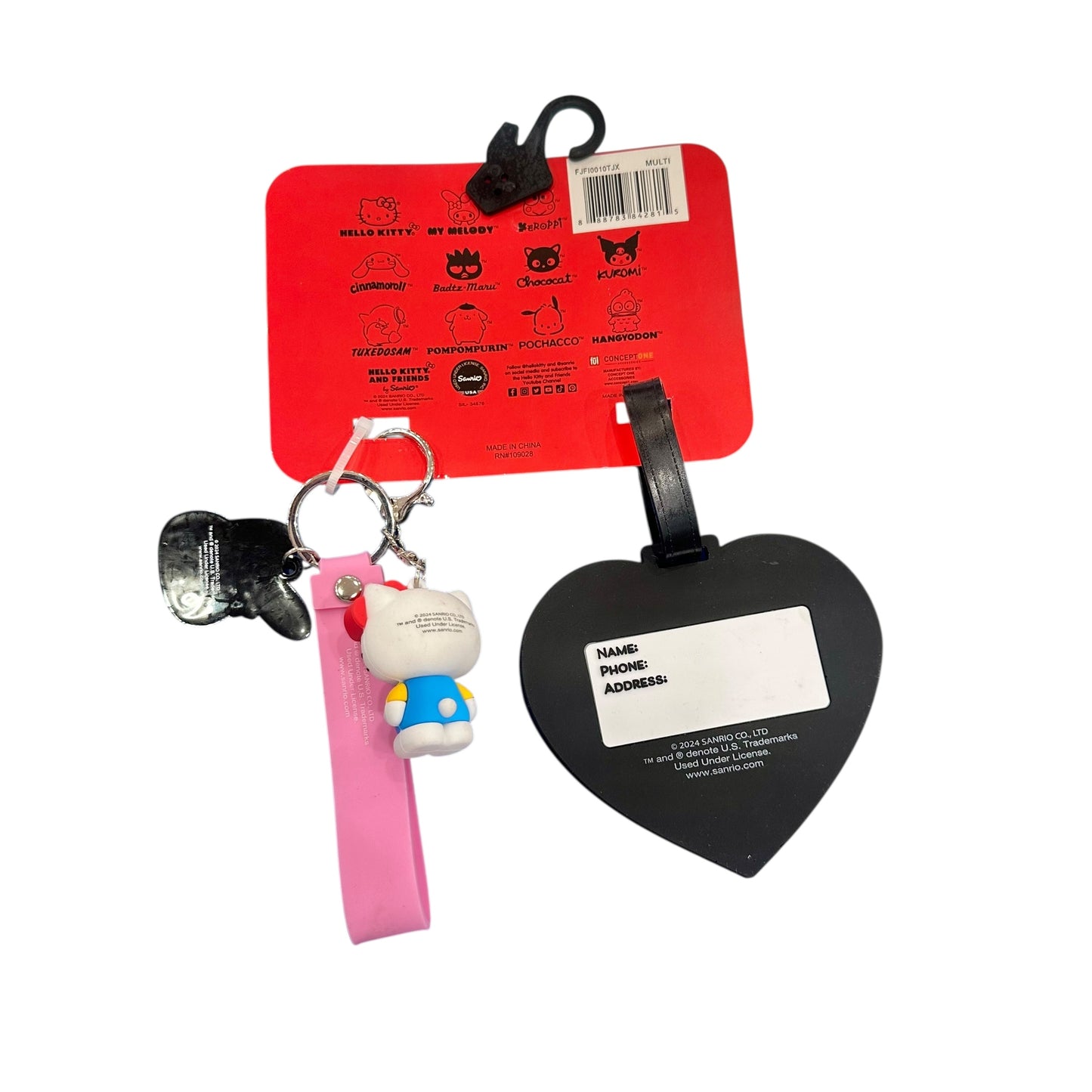 Hello Kitty & My Melody Luggage Tag