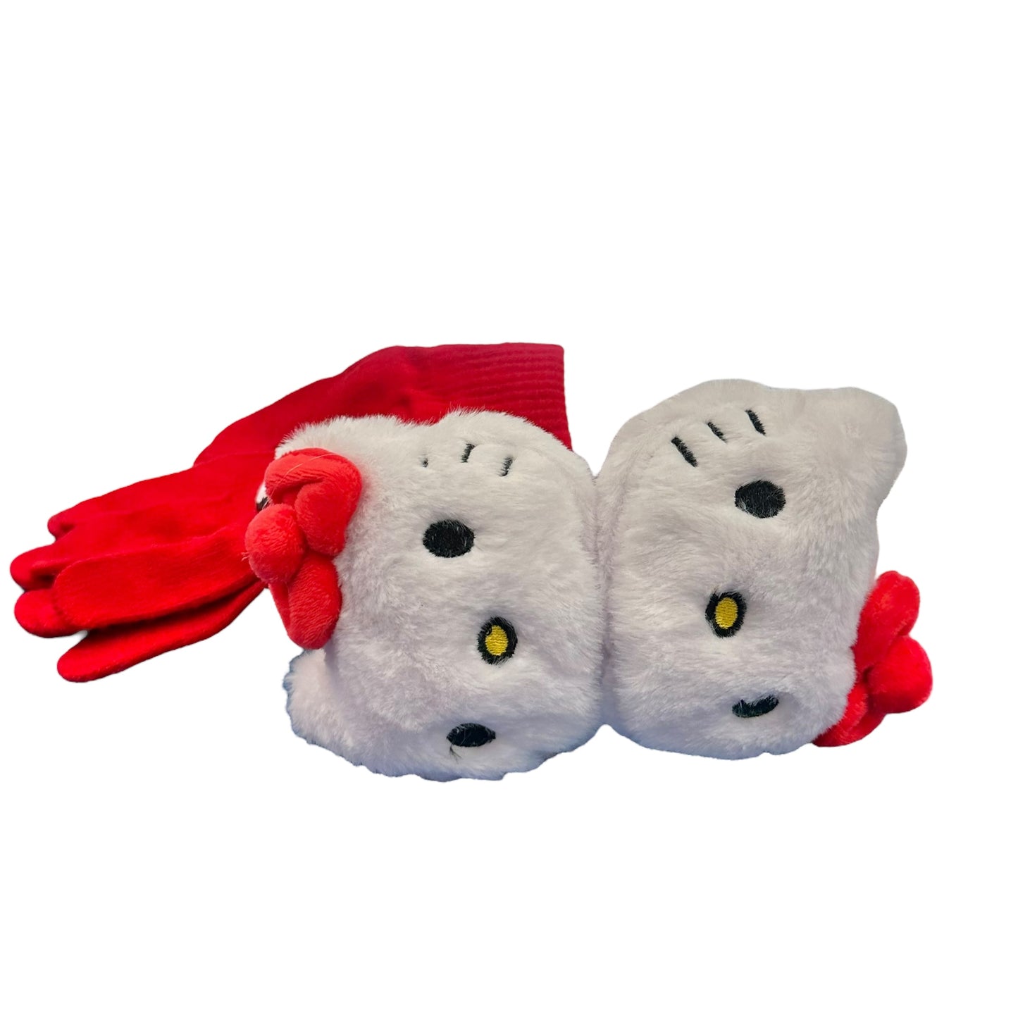 Hello Kitty "Red/White" Earmuff & Gloves Set
