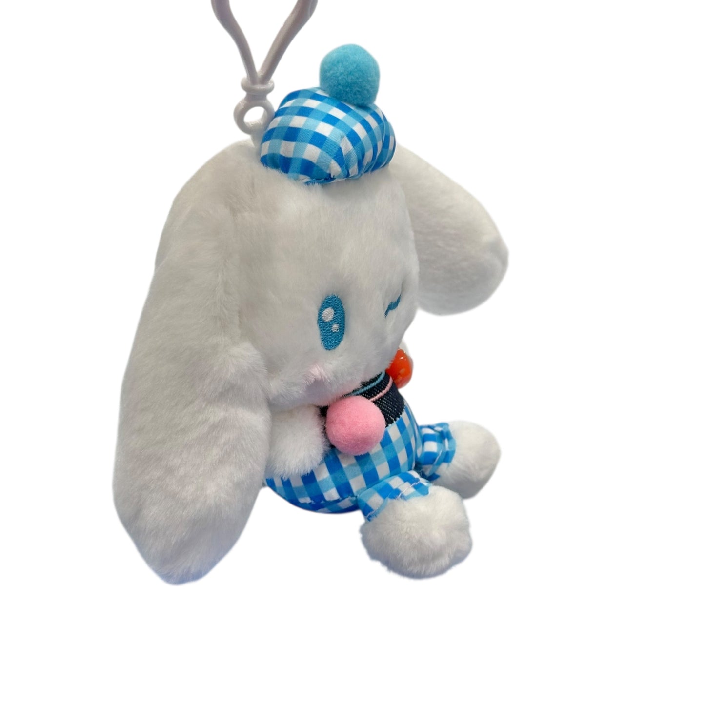 Cinnamoroll "Gingham Denim" Mascot Clip On