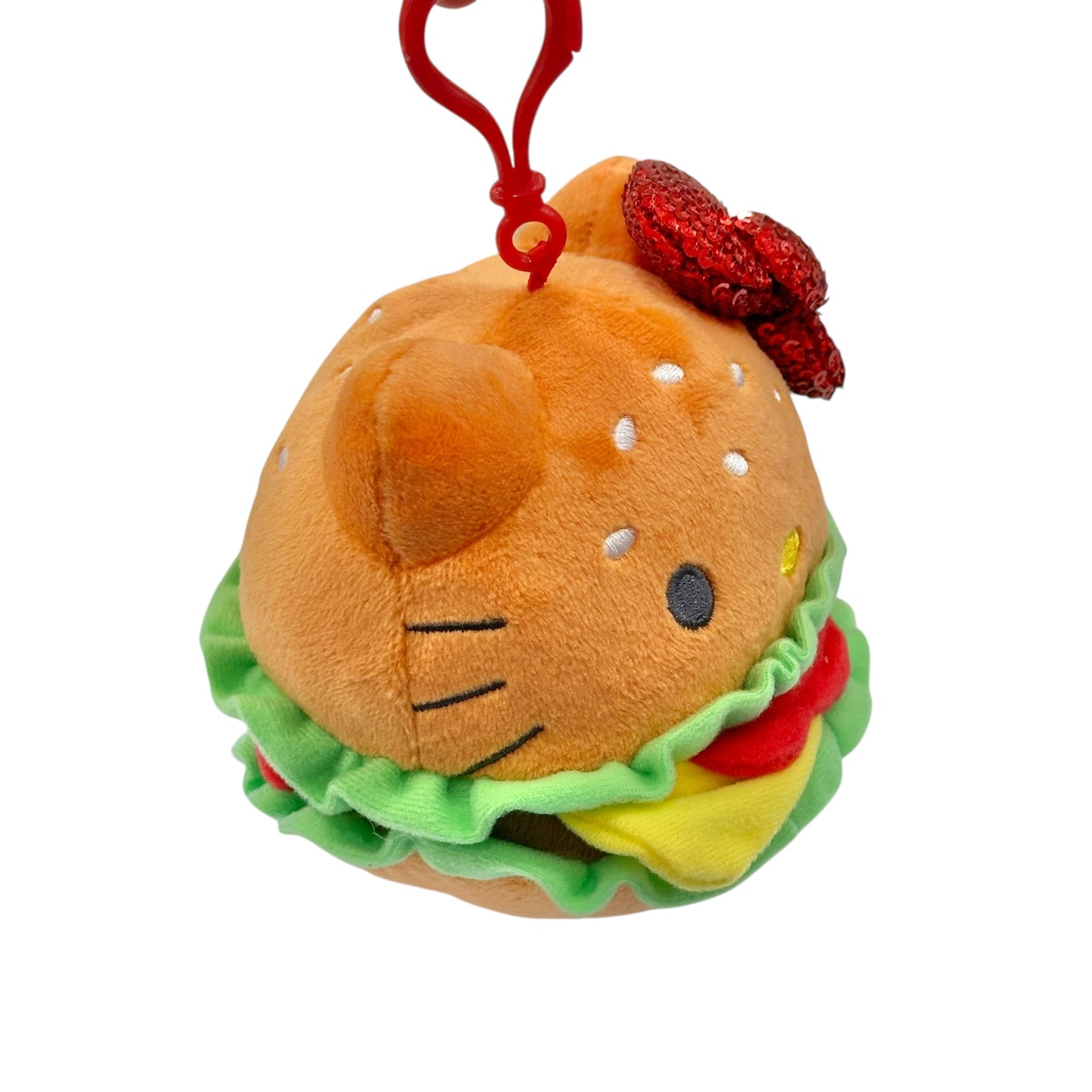 Hello Kitty "Burger Burger Shop" Mascot Clip On