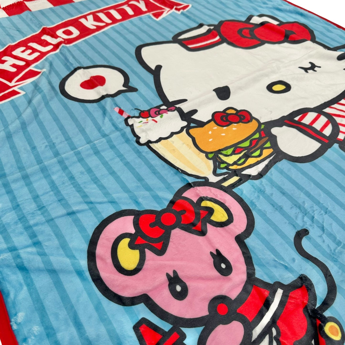 Hello Kitty "Burger Shop" Blanket