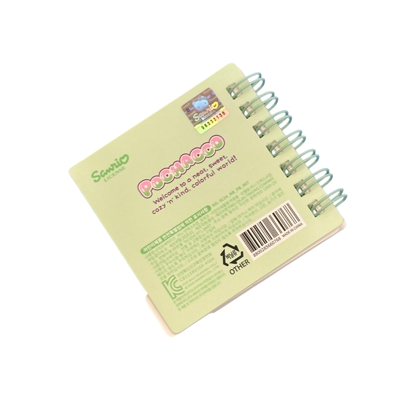 Pochacco Mini Index Notebook