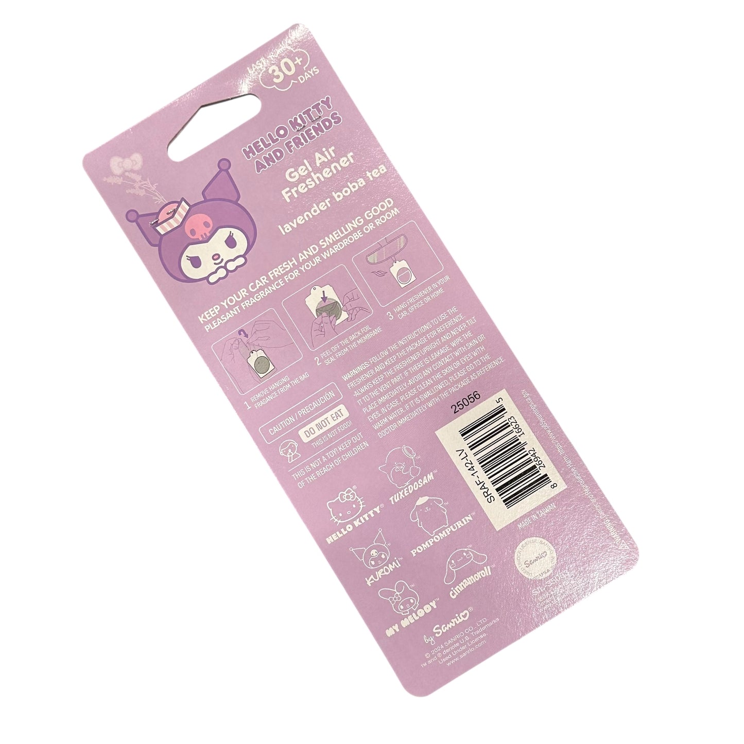 Kuromi Lavender Boba Tea Gel Air Freshener