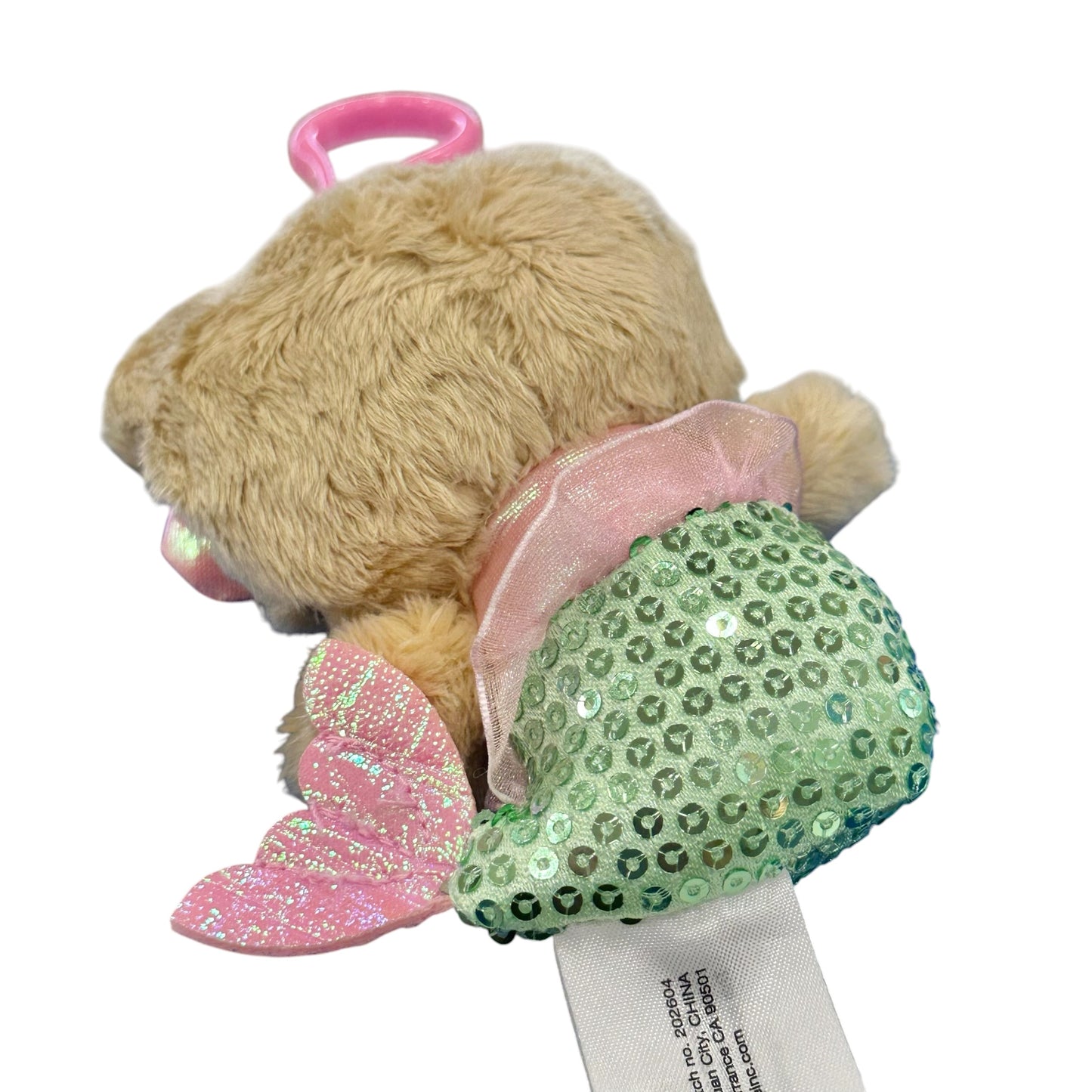 Hello Kitty "Spangle Mermaid" Tan Mascot Clip On