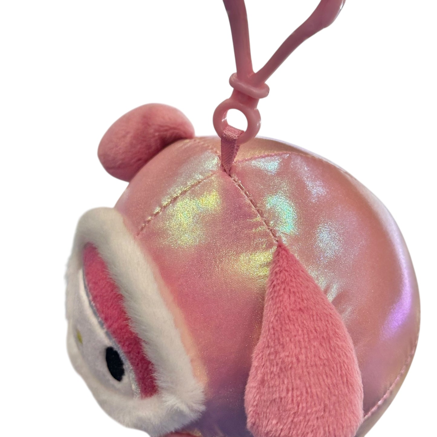 My Melody "Shiny Hooded Puffer Jacket" Mascot Clip On Plush