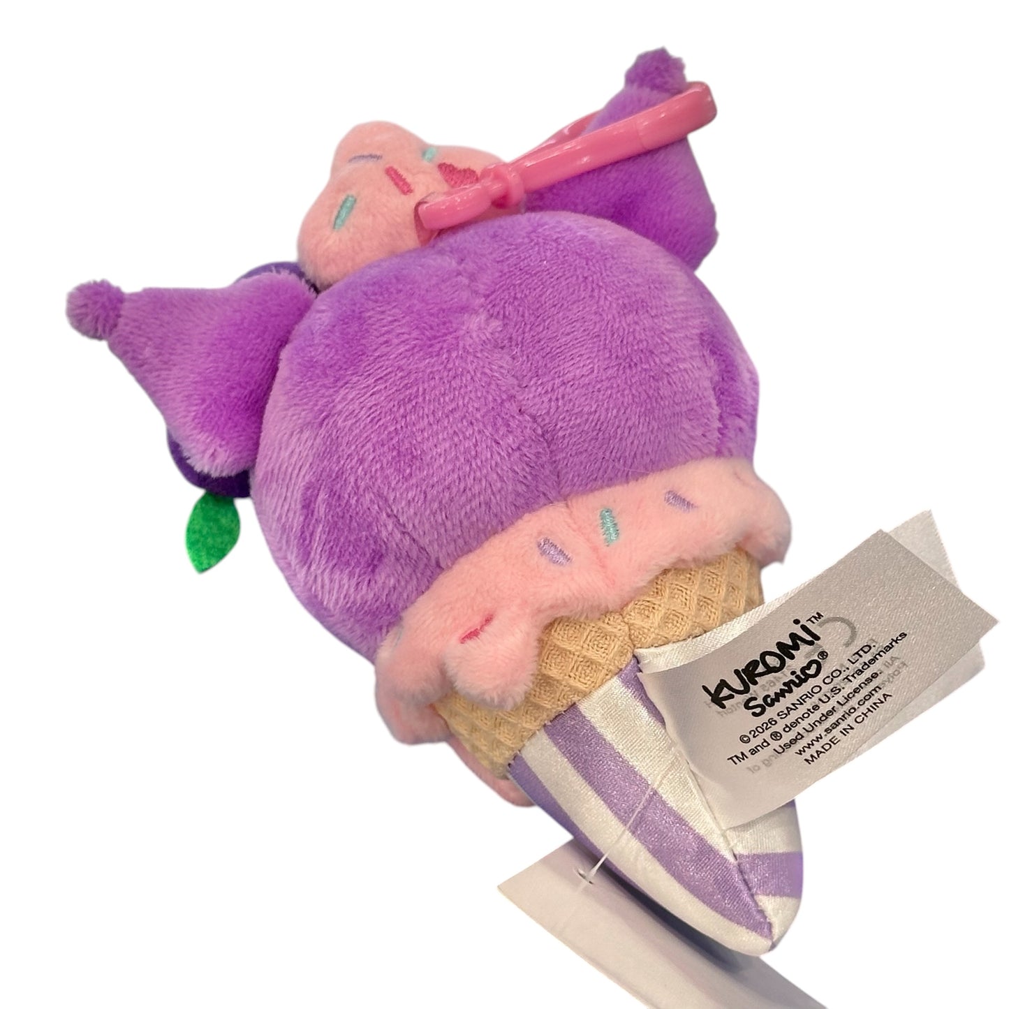 Kuromi "Ice Cream" Mascot Clip On