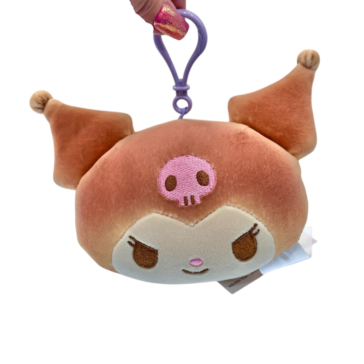 Kuromi "Bread Food" Mascot Clip On