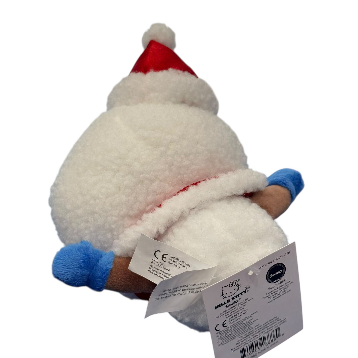 Hello Kitty "Santa Claus Costume Snow Man" Bean Doll