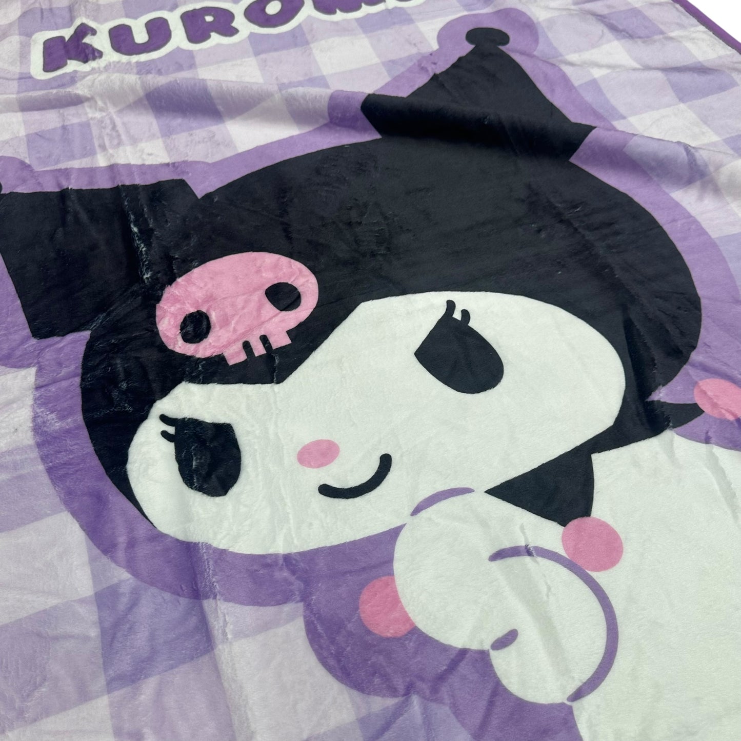 Kuromi "Gingham Interior" Blanket